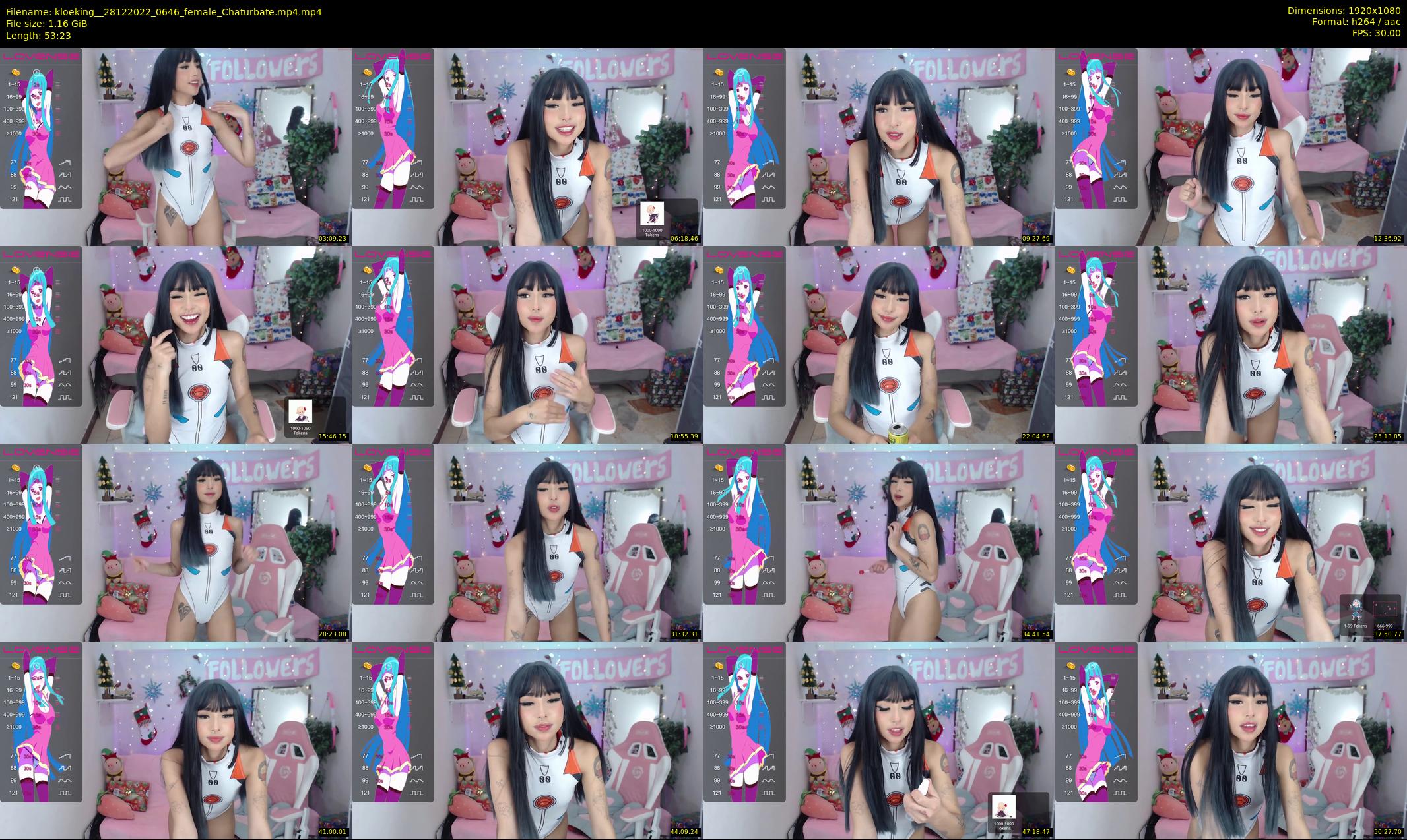 kloeking_ — 54 minute Chaturbate female cam show recording, 1080p, Dec 28, 2022