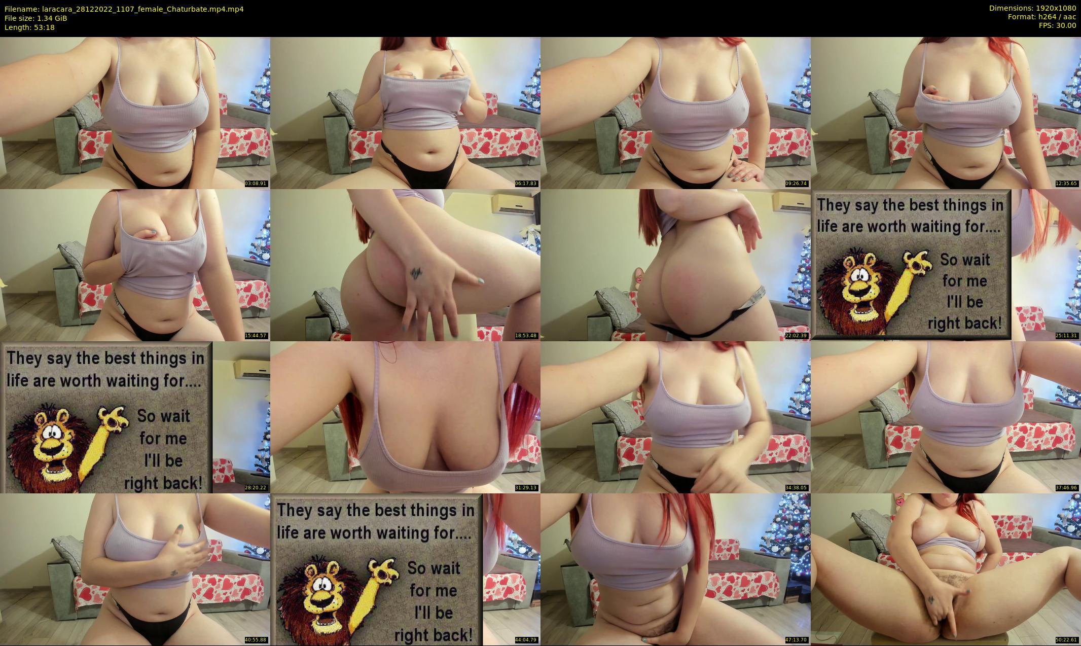 laracara — 54 minute Chaturbate female cam show recording, 1080p, Dec 28, 2022