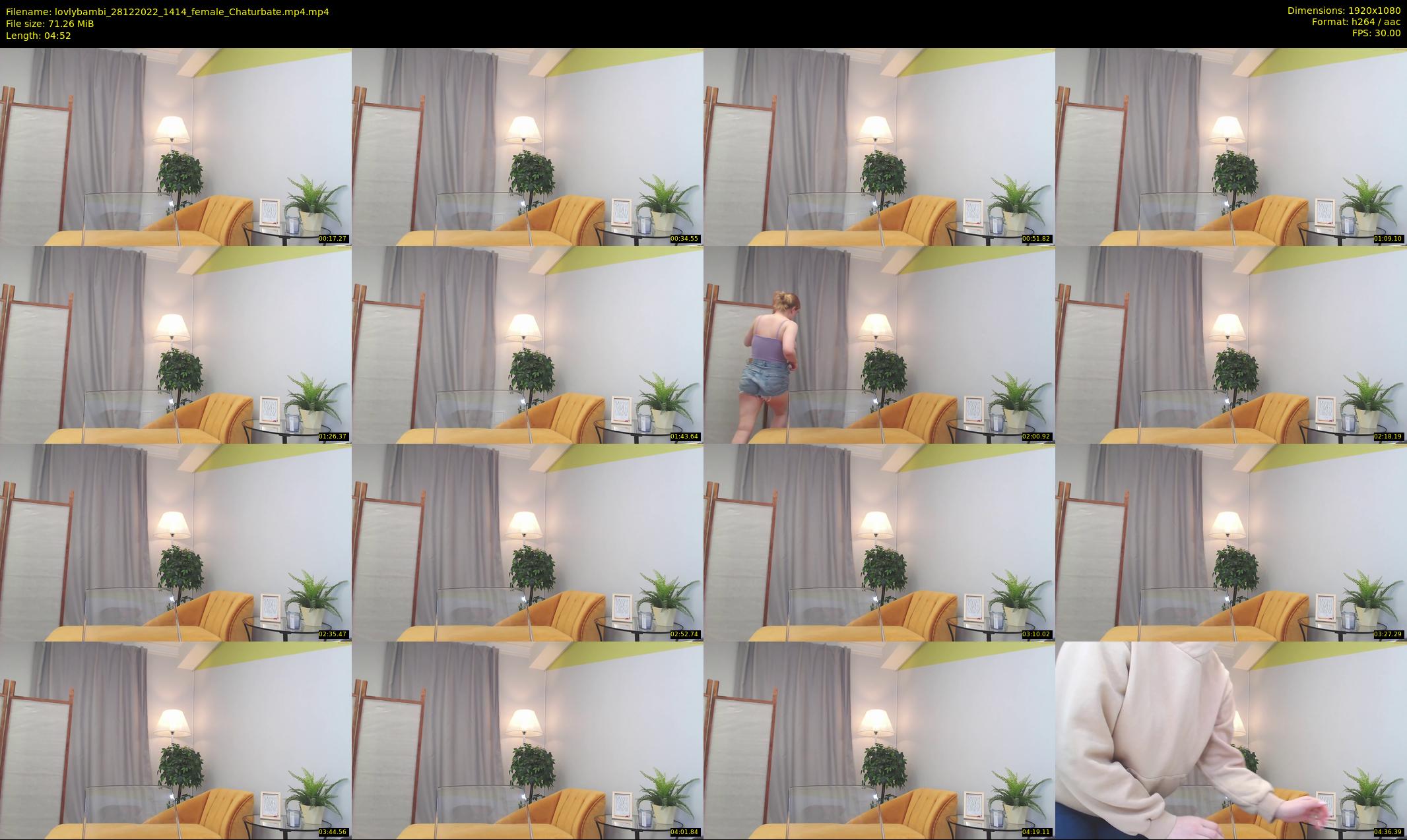 lovlybambi — 5 minute Chaturbate female cam show recording, 1080p, Dec 28, 2022