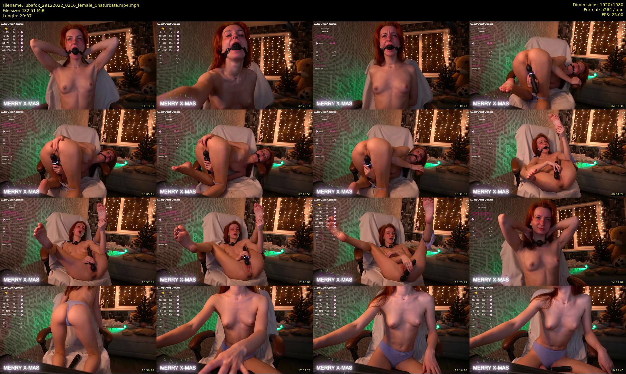 lubafox — 21 minute Chaturbate female cam show recording, 1080p, Dec 29, 2022