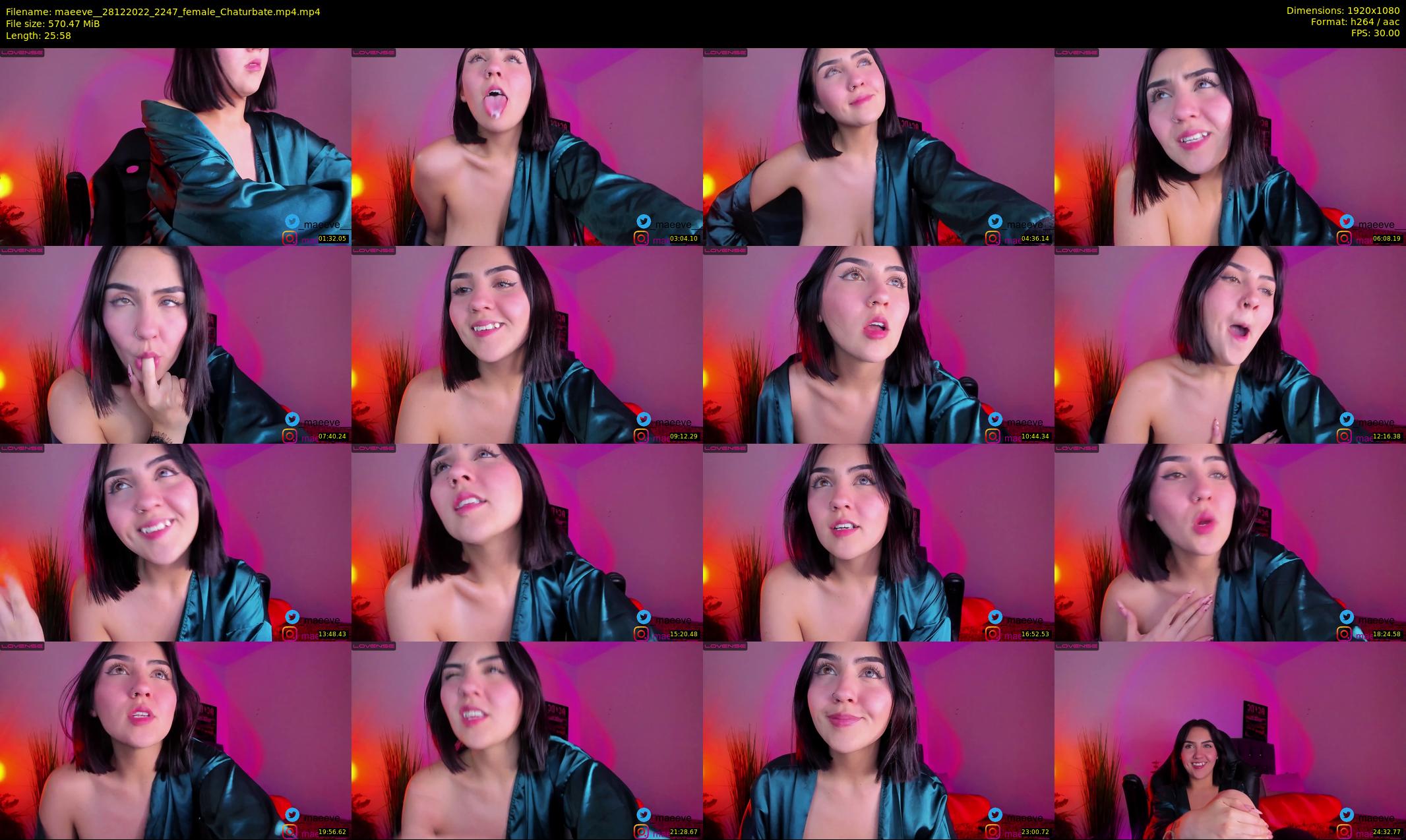 maeeve_ — 26 minute Chaturbate female cam show recording, 1080p, Dec 28, 2022