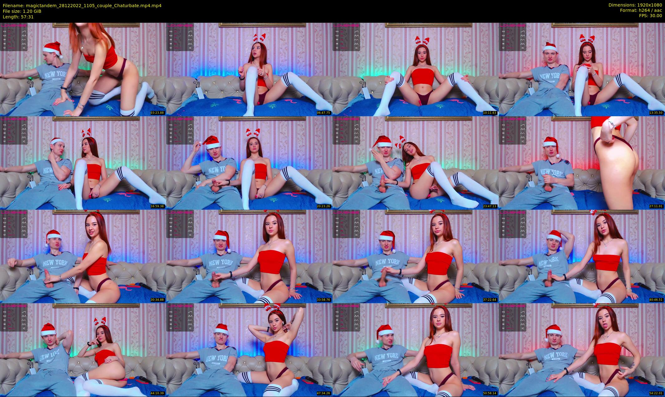 magictandem — 58 minute Chaturbate couple cam show recording, 1080p, Dec 28, 2022