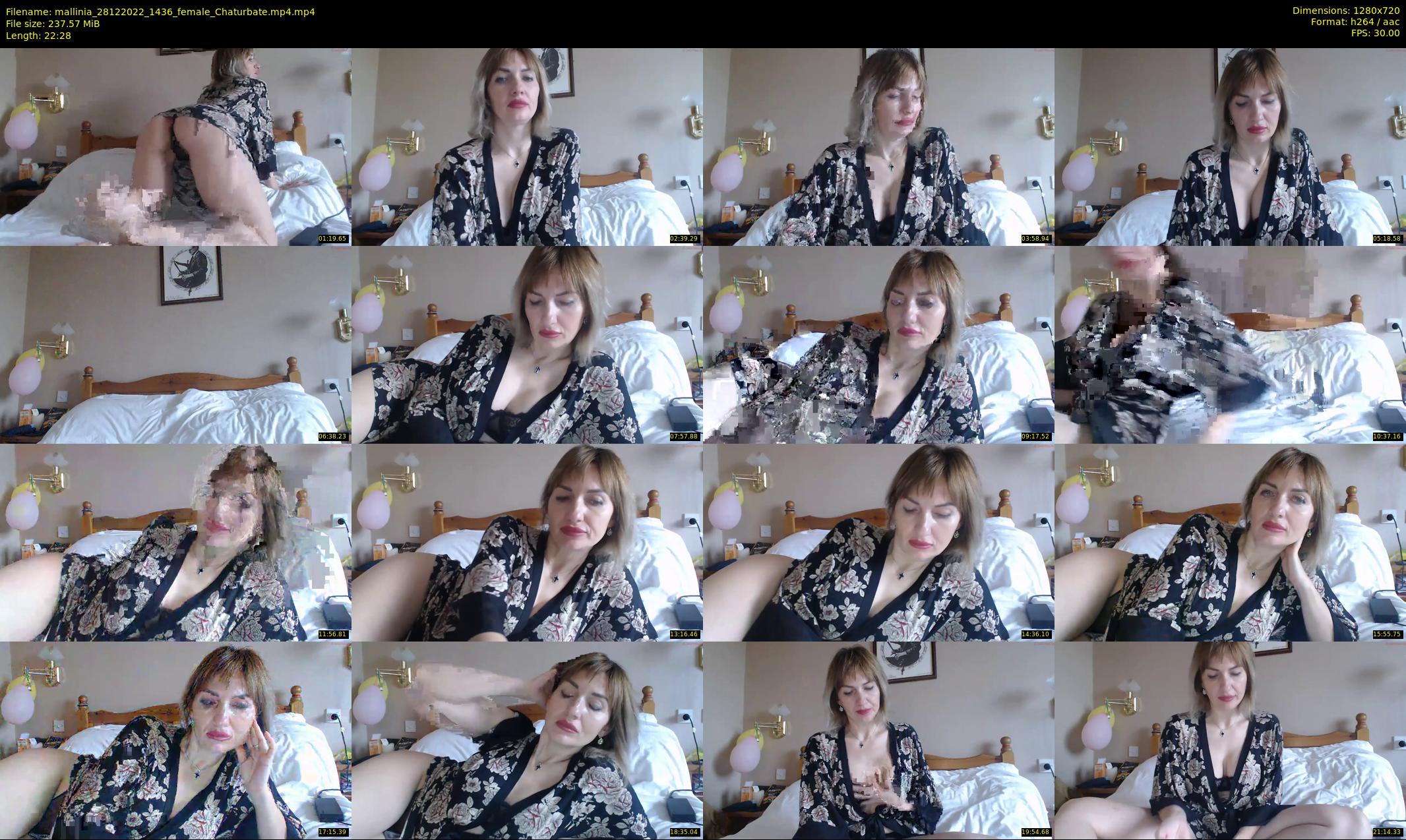 mallinia — 23 minute Chaturbate female cam show recording, 720p, Dec 28, 2022