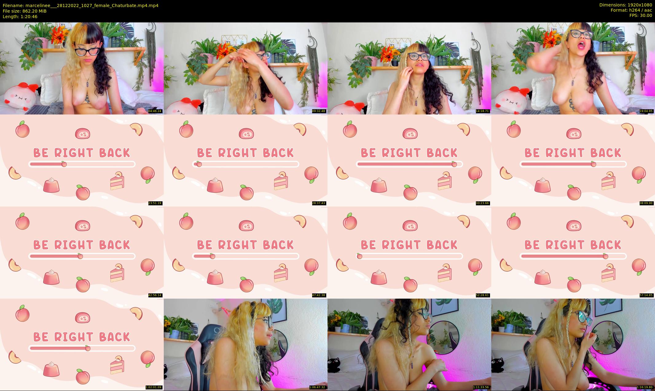 marcelinee__ — 81 minute Chaturbate female cam show recording, 1080p, Dec 28, 2022