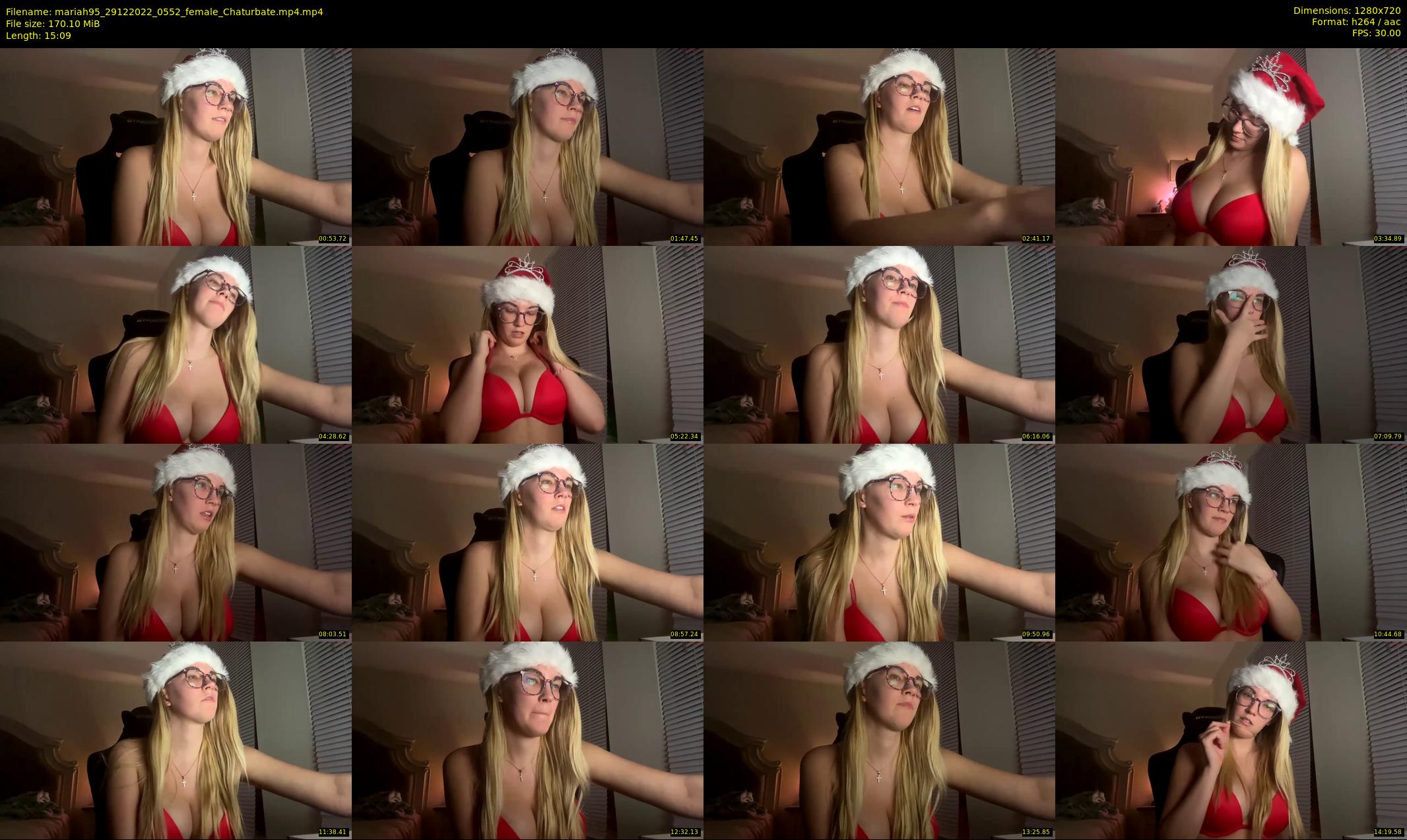 mariah95 — 16 minute Chaturbate female cam show recording, 720p, Dec 29, 2022