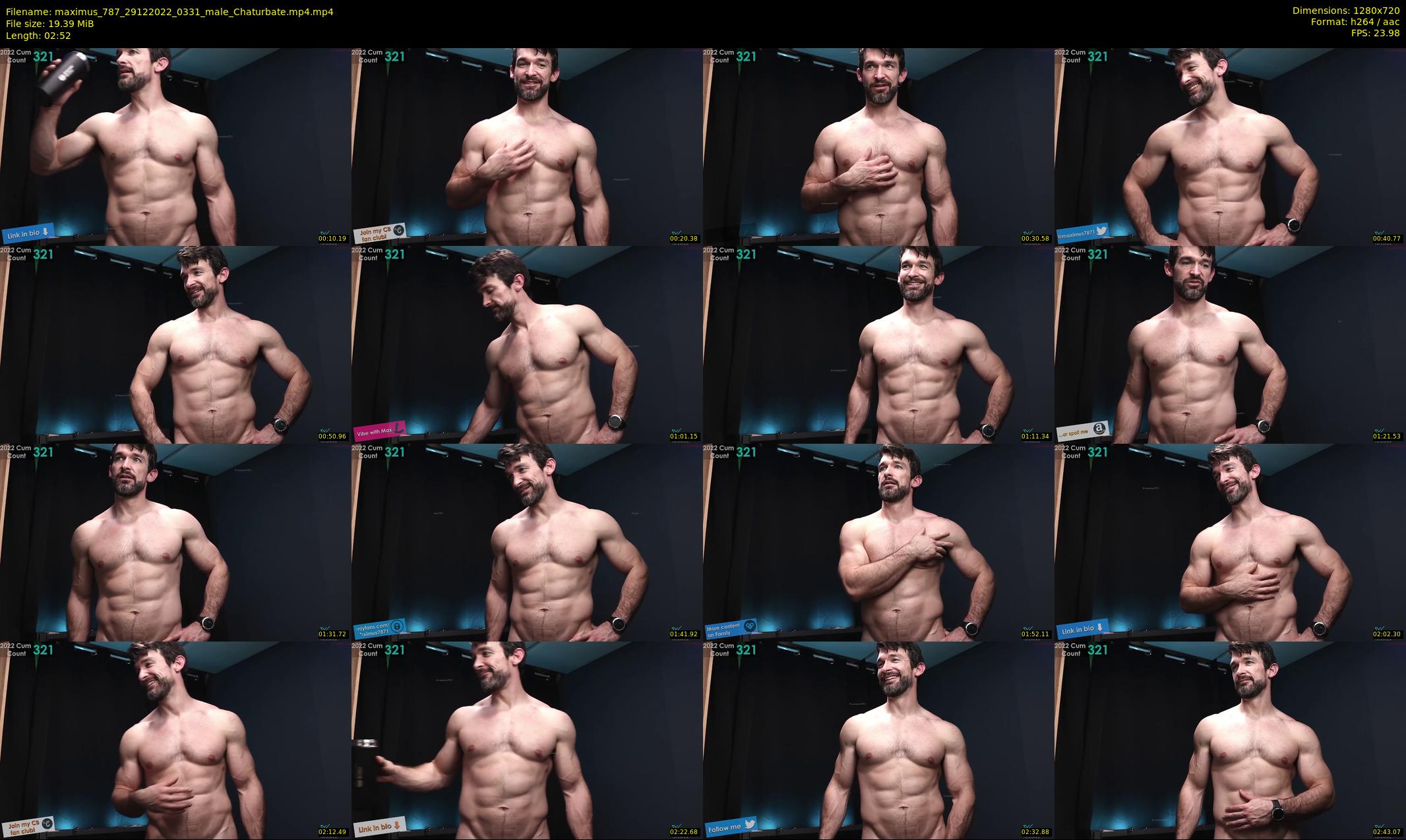 maximus_787 — 3 minute Chaturbate male cam show recording, 720p, Dec 29, 2022