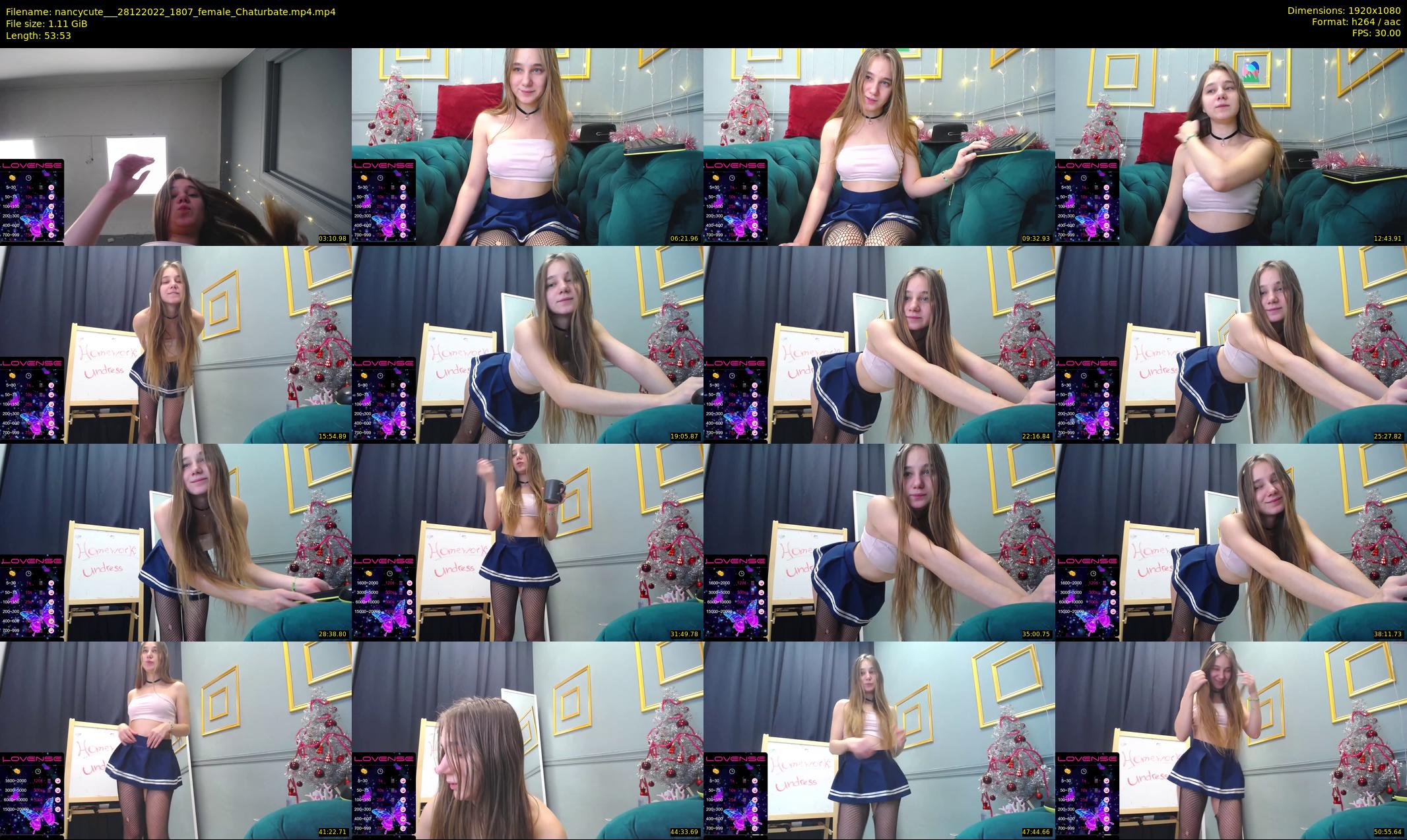 nancycute__ — 54 minute Chaturbate female cam show recording, 1080p, Dec 28, 2022