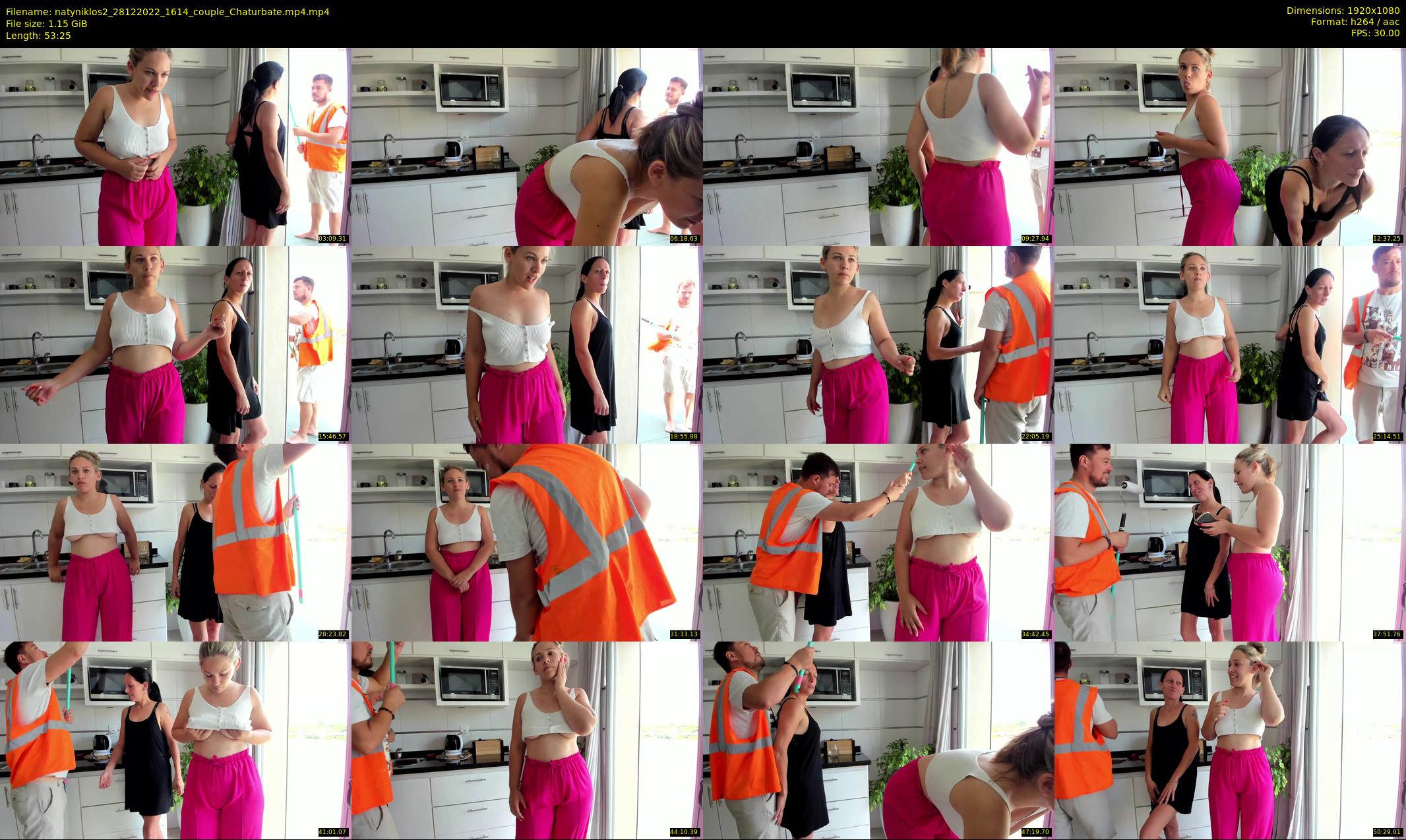 natyniklos2 — 54 minute Chaturbate couple cam show recording, 1080p, Dec 28, 2022