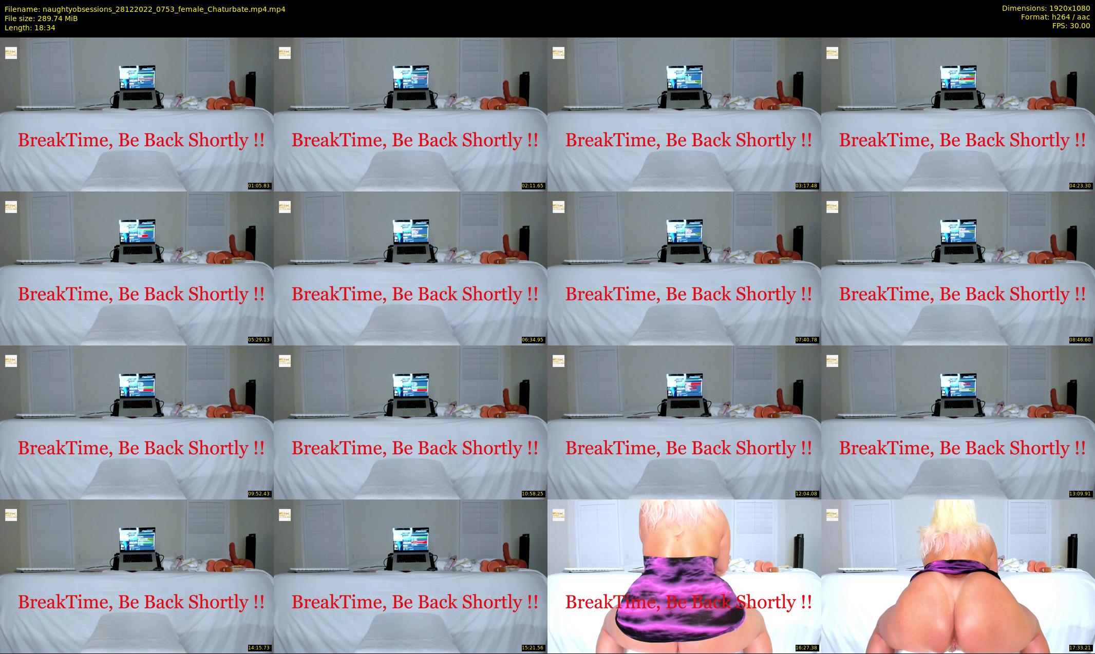 naughtyobsessions — 19 minute Chaturbate female cam show recording, 1080p, Dec 28, 2022