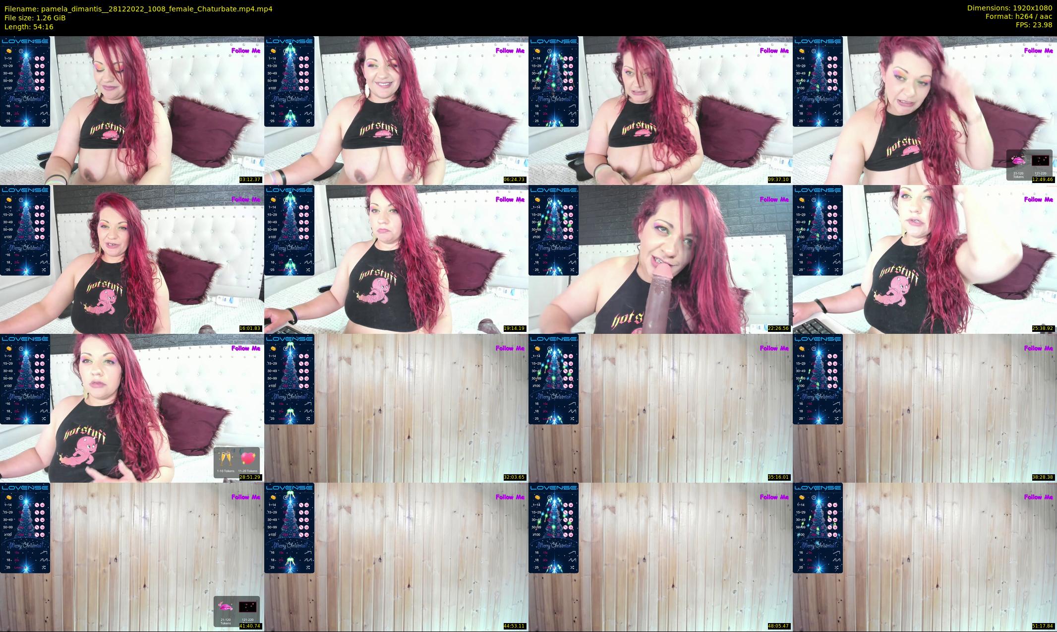 pamela_dimantis_ — 55 minute Chaturbate female cam show recording, 1080p, Dec 28, 2022