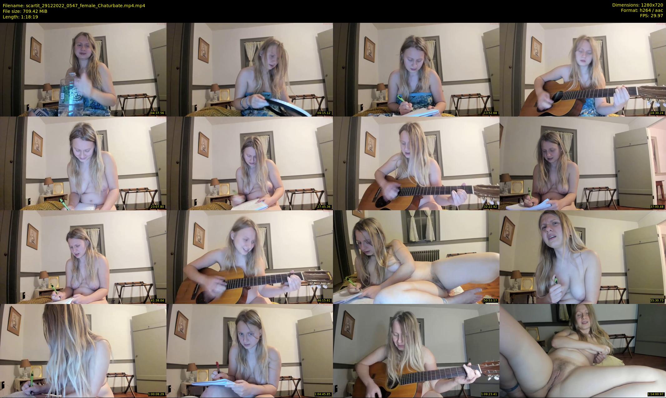 scartit — 79 minute Chaturbate female cam show recording, 720p, Dec 29, 2022