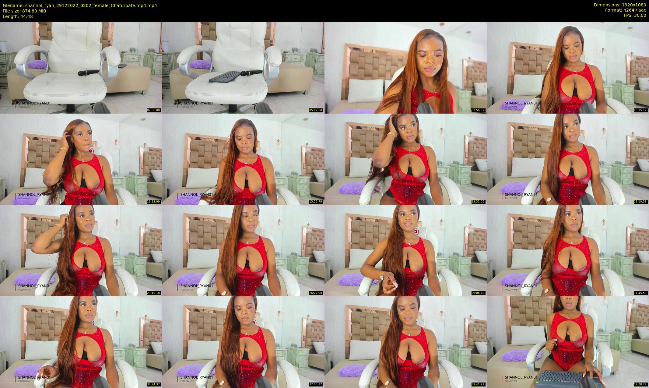 shannol_ryan — 45 minute Chaturbate female cam show recording, 1080p, Dec 29, 2022