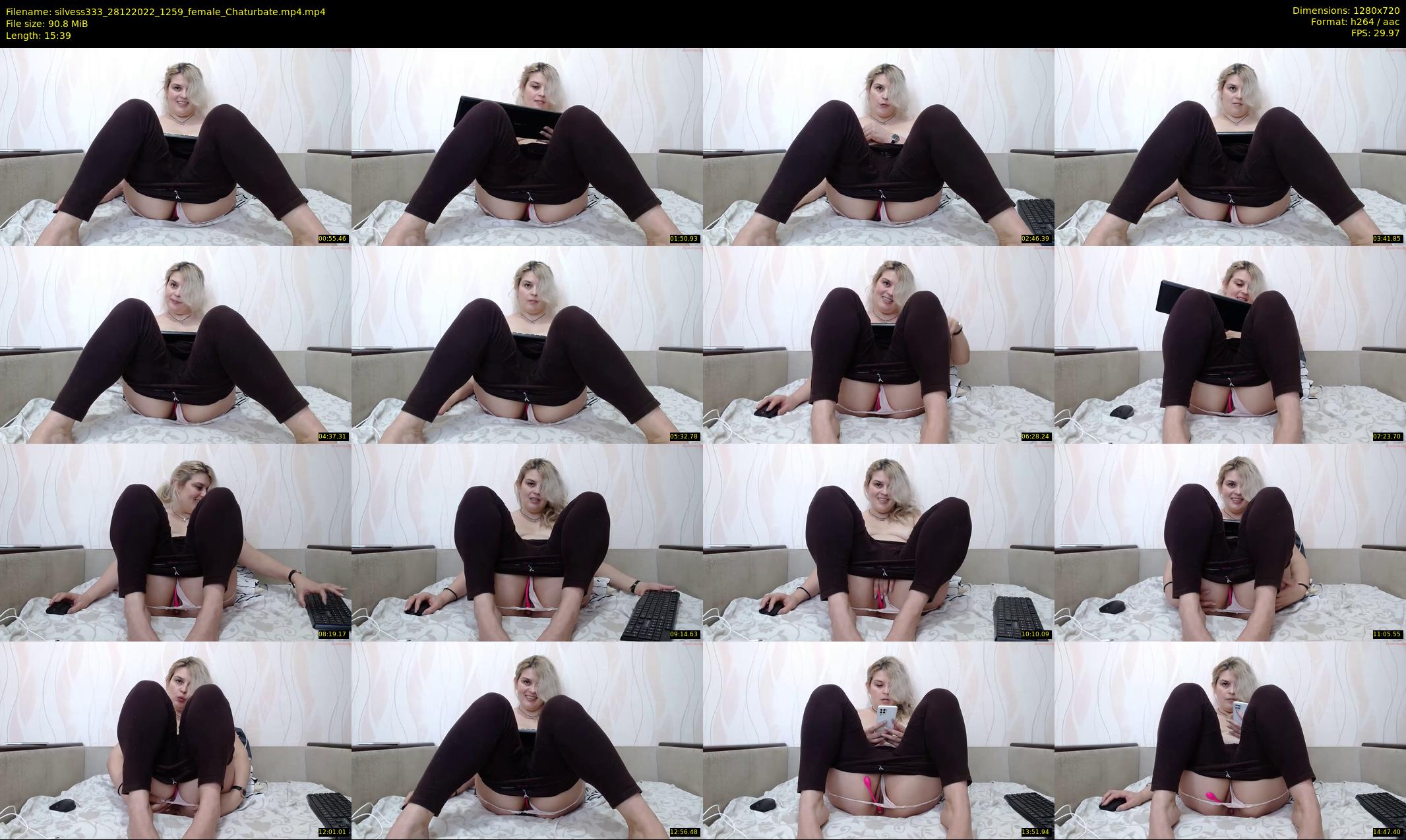 silvess333 — 16 minute Chaturbate female cam show recording, 720p, Dec 28, 2022