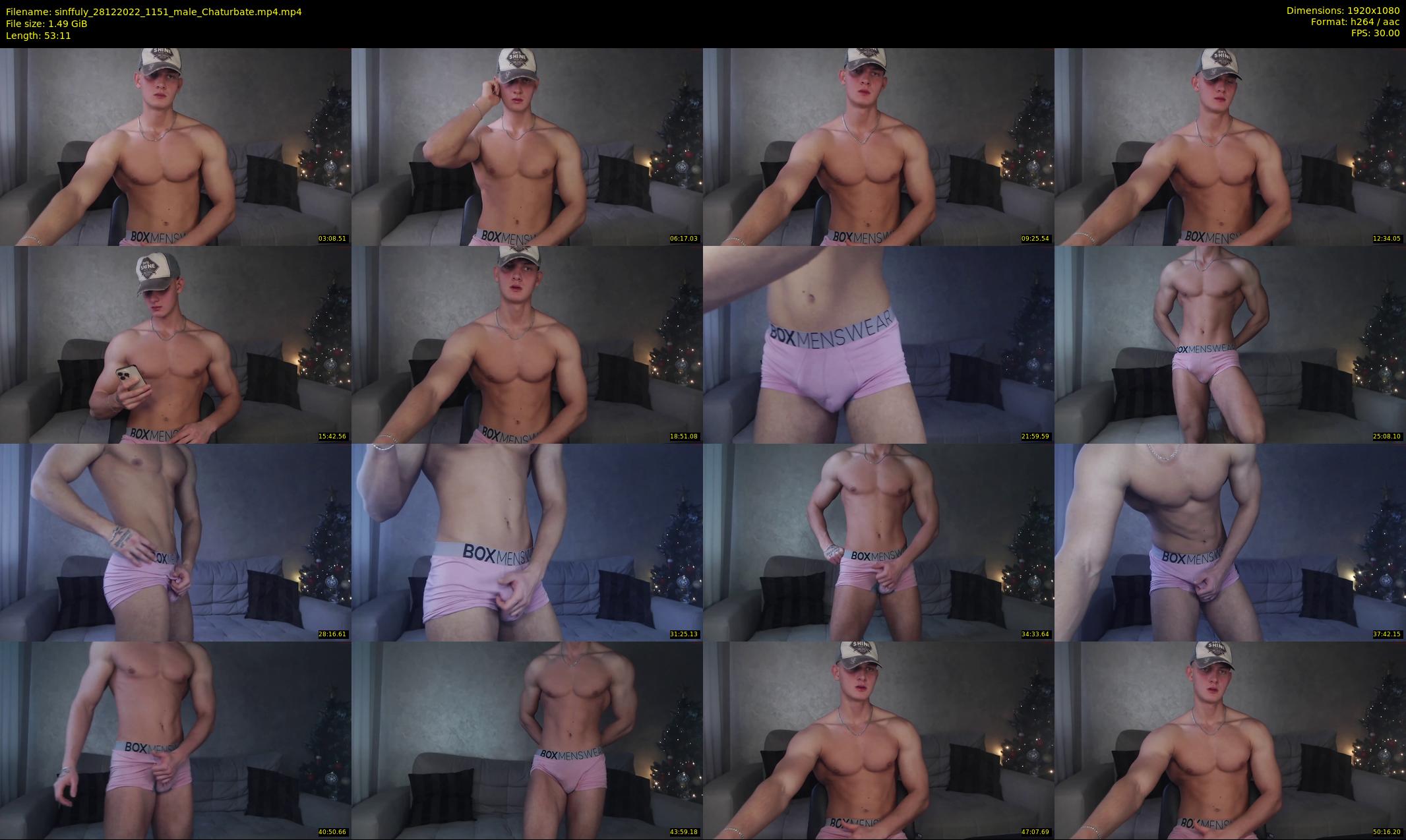 sinffuly — 54 minute Chaturbate male cam show recording, 1080p, Dec 28, 2022
