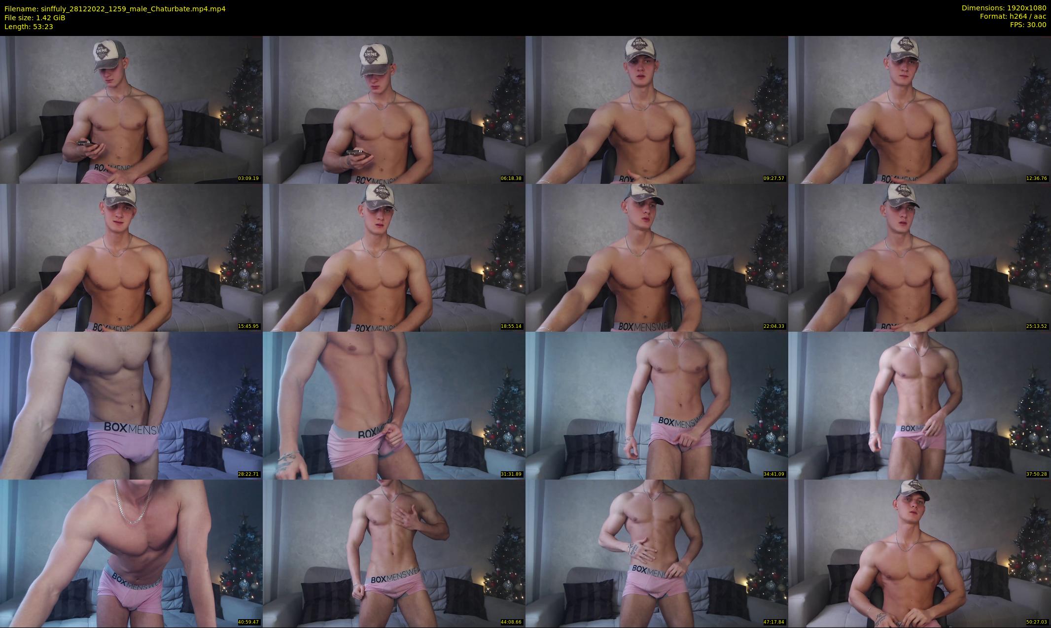 sinffuly — 54 minute Chaturbate male cam show recording, 1080p, Dec 28, 2022