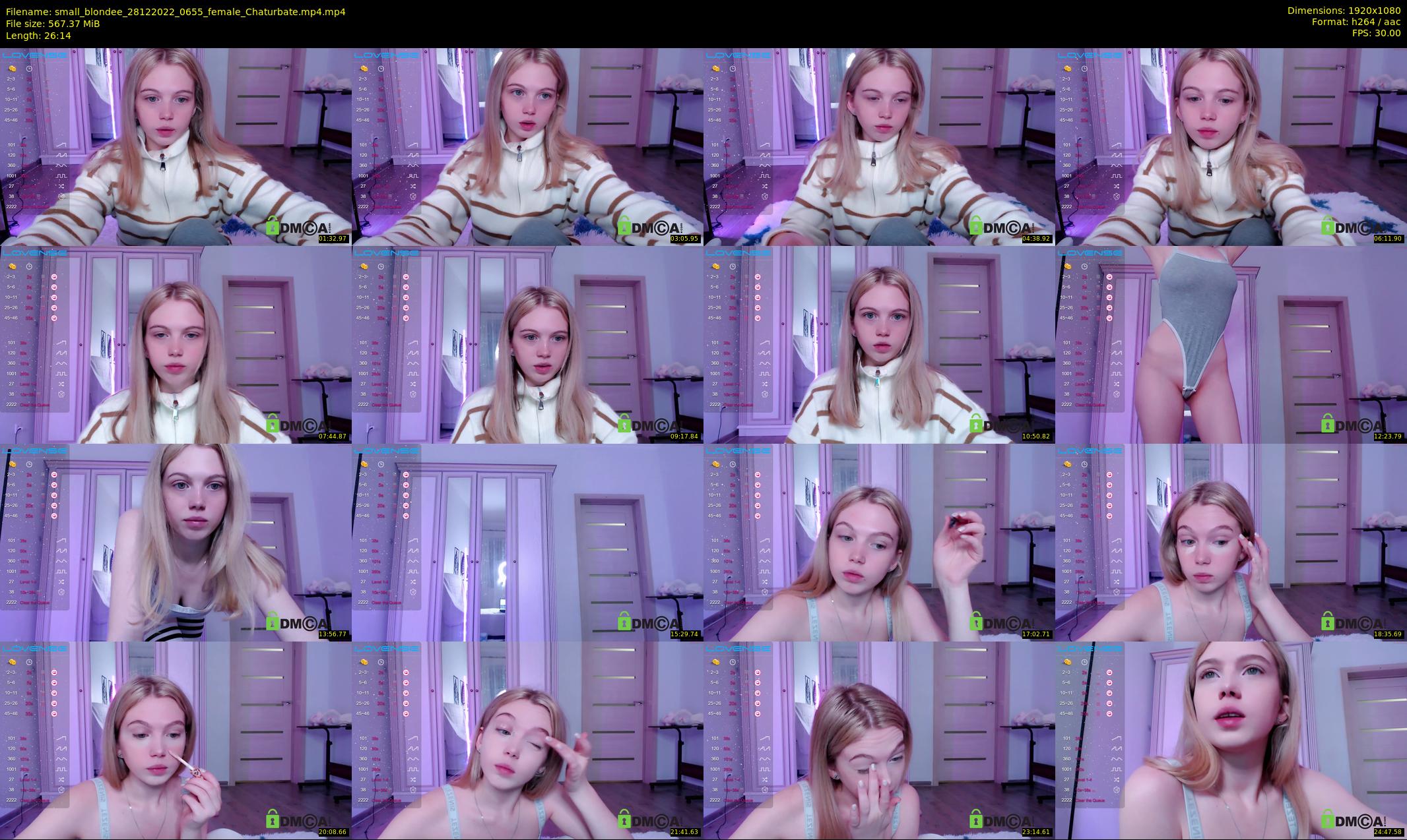 small_blondee — 27 minute Chaturbate female cam show recording, 1080p, Dec 28, 2022
