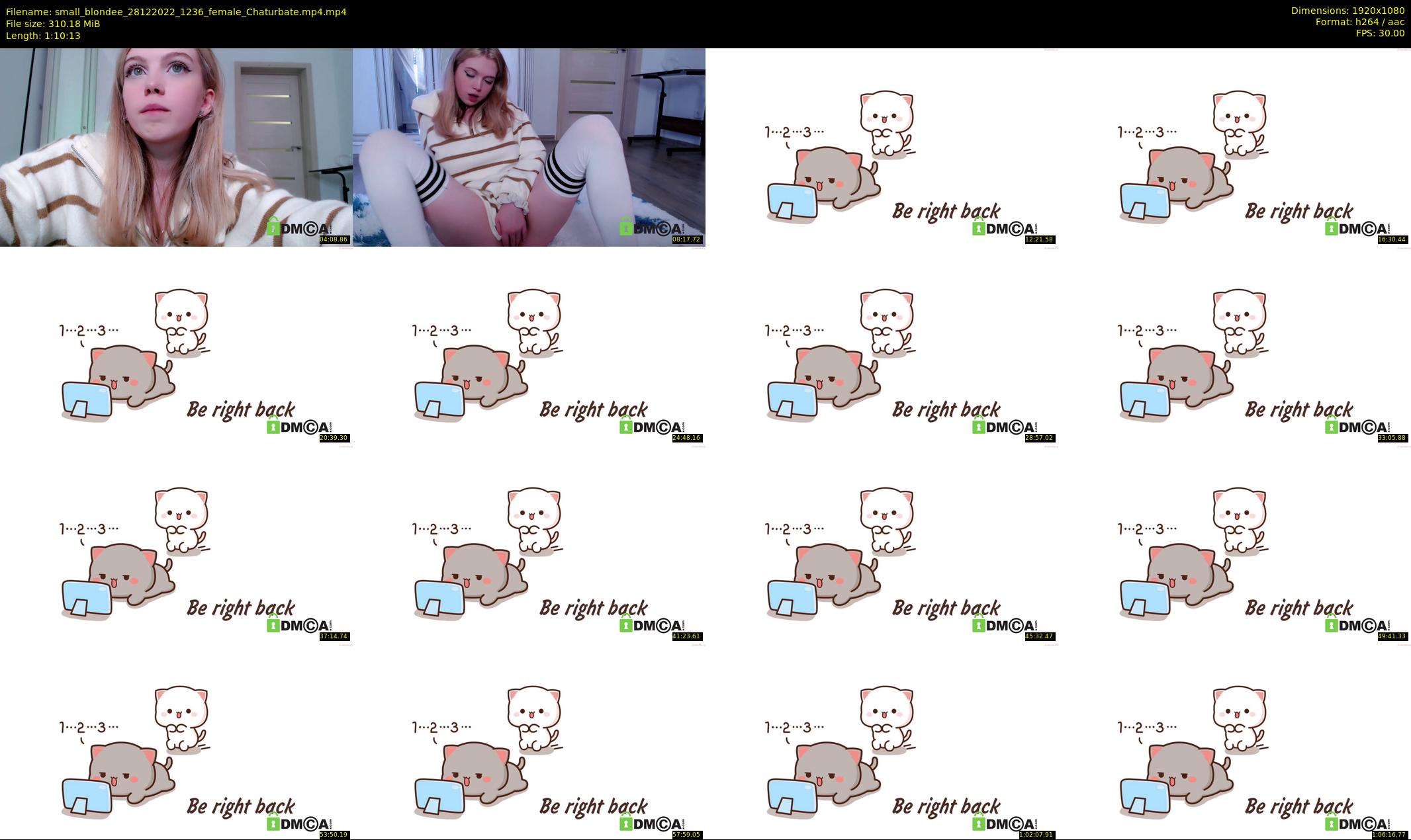 small_blondee — 71 minute Chaturbate female cam show recording, 1080p, Dec 28, 2022