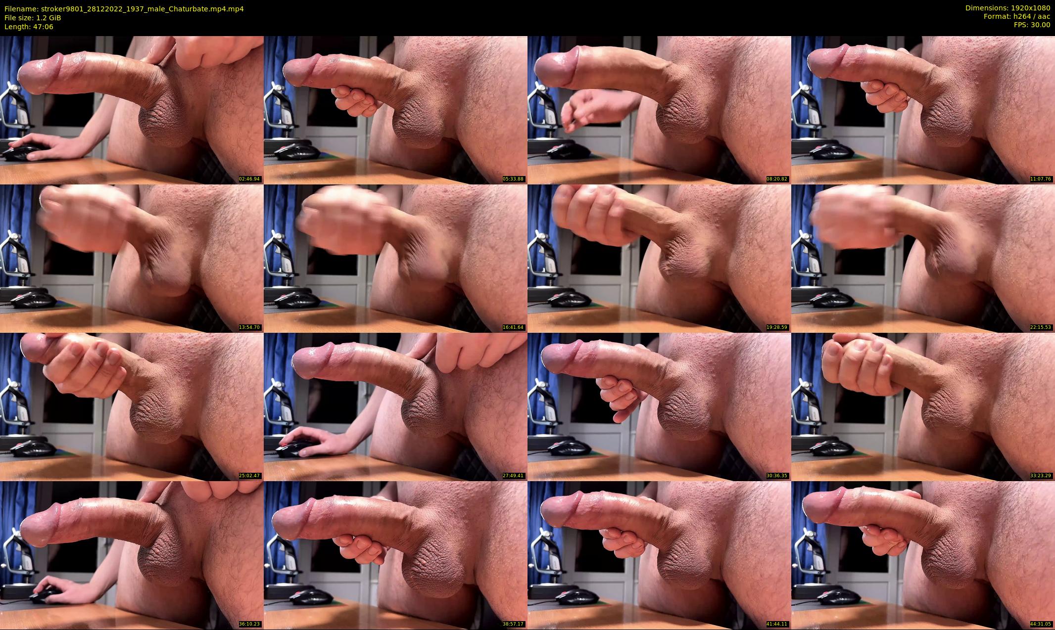 stroker9801 — 48 minute Chaturbate male cam show recording, 1080p, Dec 28, 2022