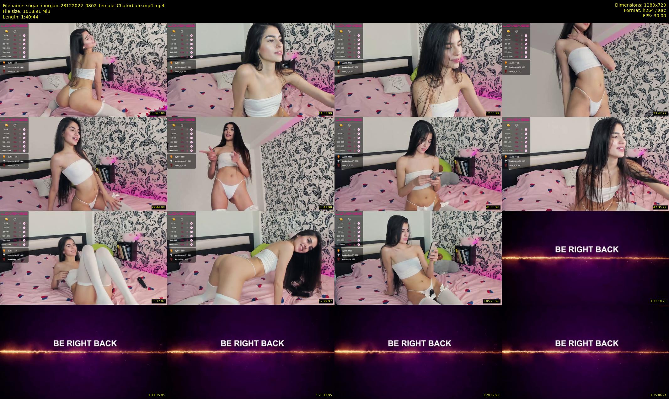 sugar_morgan — 101 minute Chaturbate female cam show recording, 720p, Dec 28, 2022