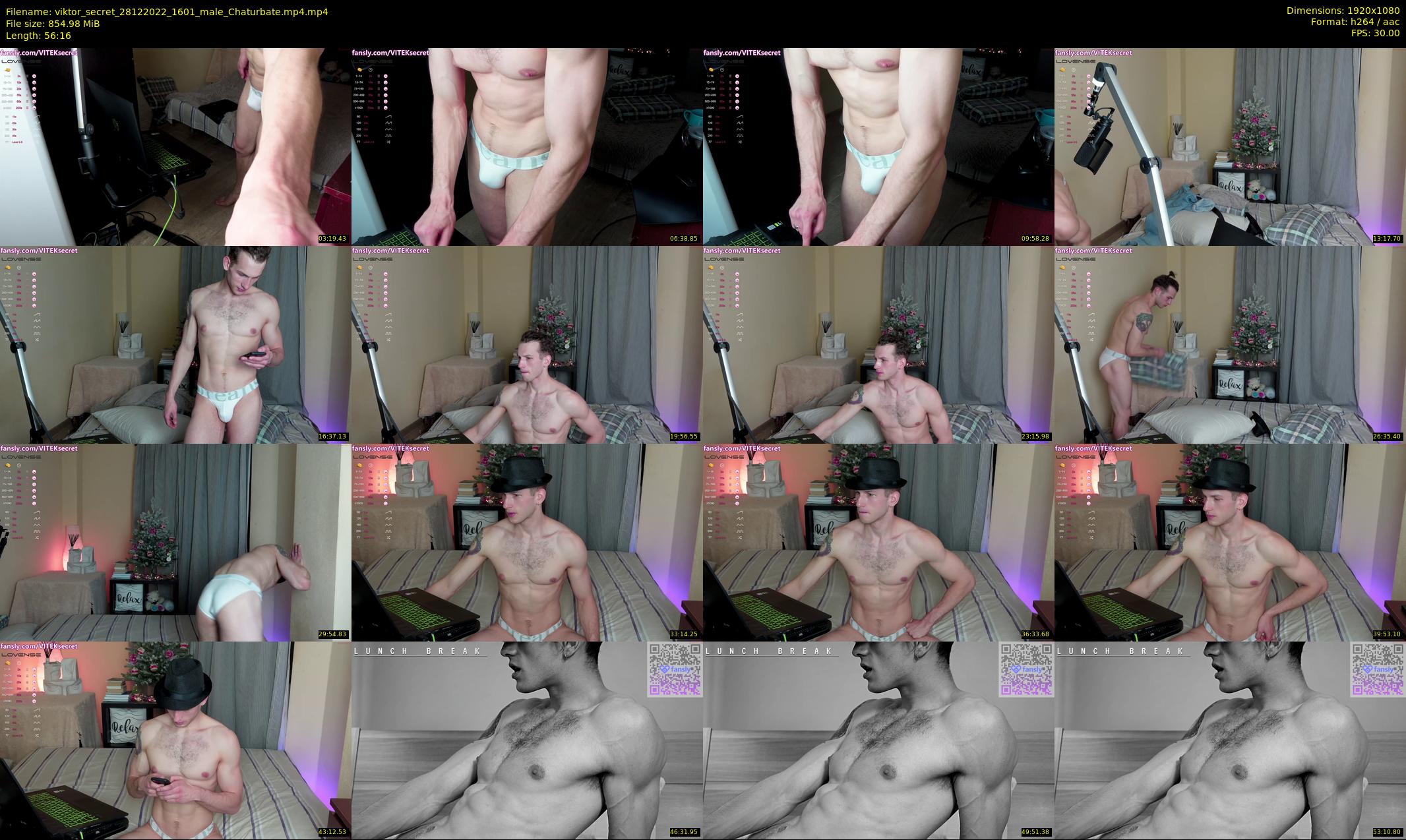 viktor_secret — 57 minute Chaturbate male cam show recording, 1080p, Dec 28, 2022