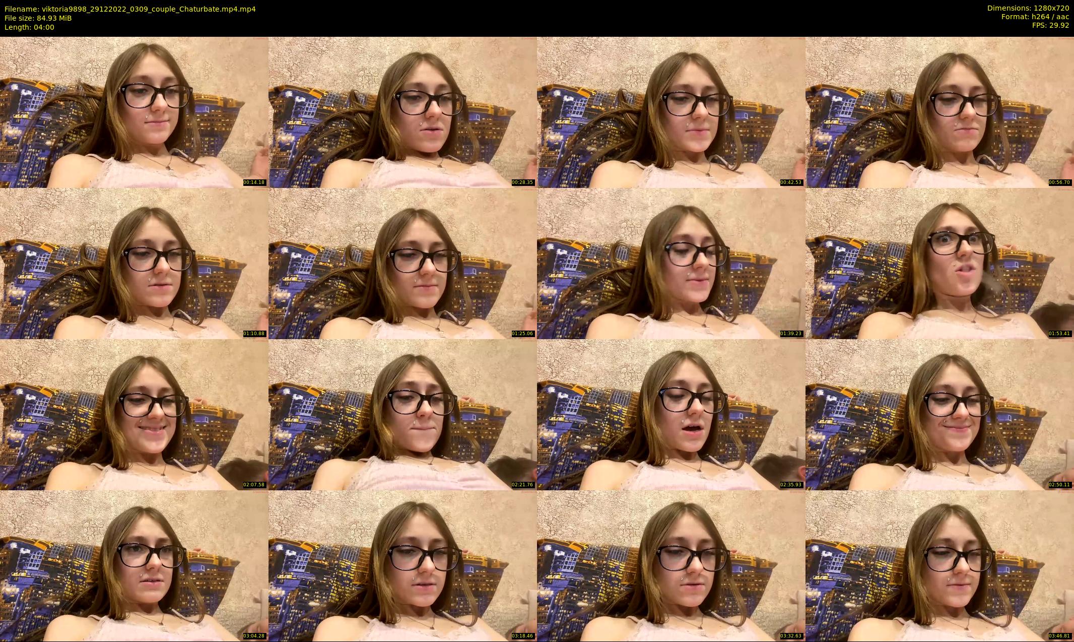 viktoria9898 — 4 minute Chaturbate couple cam show recording, 720p, Dec 29, 2022