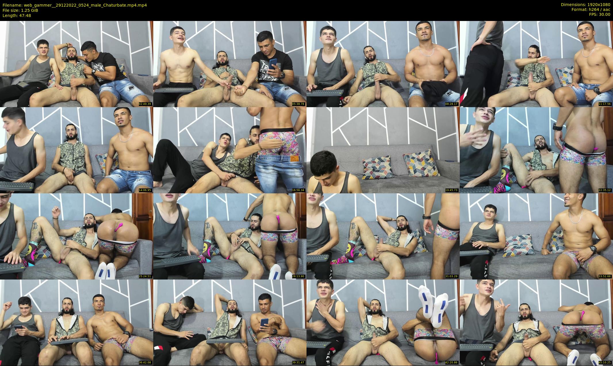 web_gammer_ — 48 minute Chaturbate male cam show recording, 1080p, Dec 29, 2022