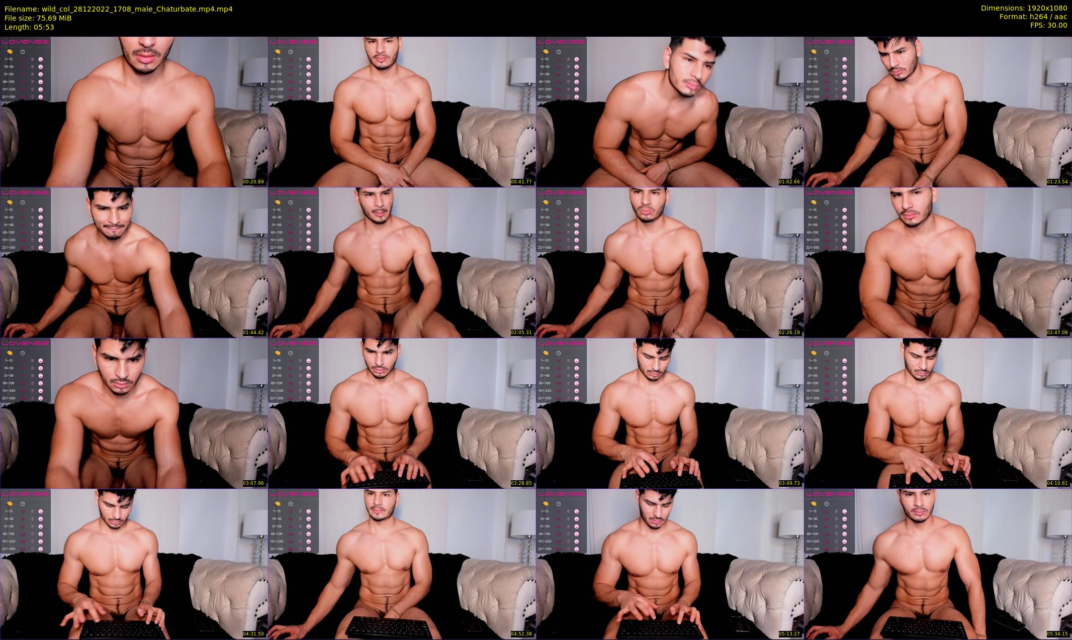 wild_col — 6 minute Chaturbate male cam show recording, 1080p, Dec 28, 2022