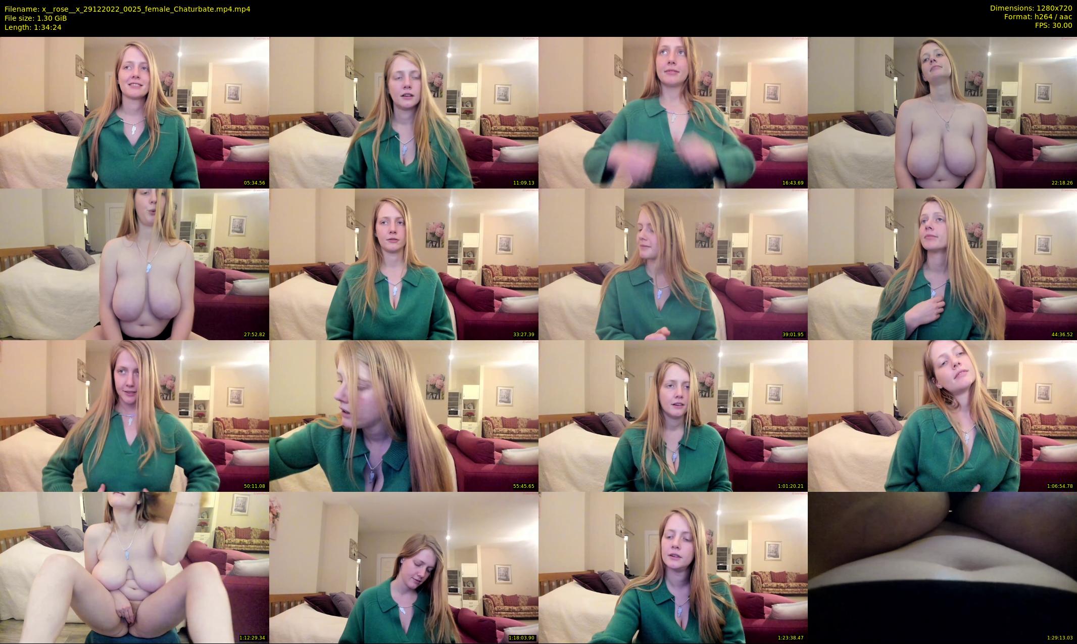 x__rose__x — 95 minute Chaturbate female cam show recording, 720p, Dec 29, 2022