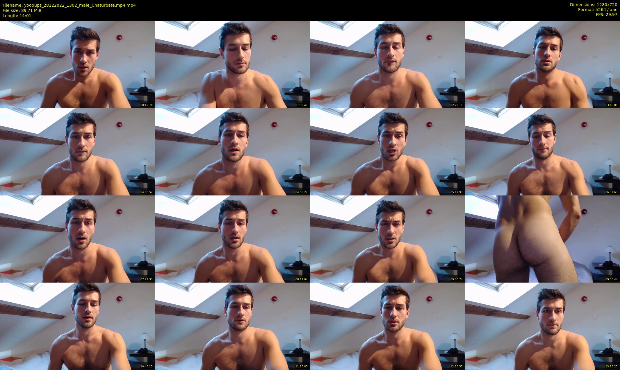 yoooups — 15 minute Chaturbate male cam show recording, 720p, Dec 28, 2022