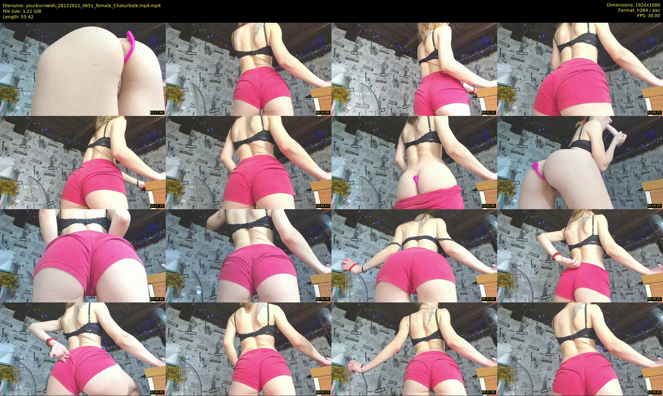yourburnwish — 56 minute Chaturbate female cam show recording, 1080p, Dec 28, 2022