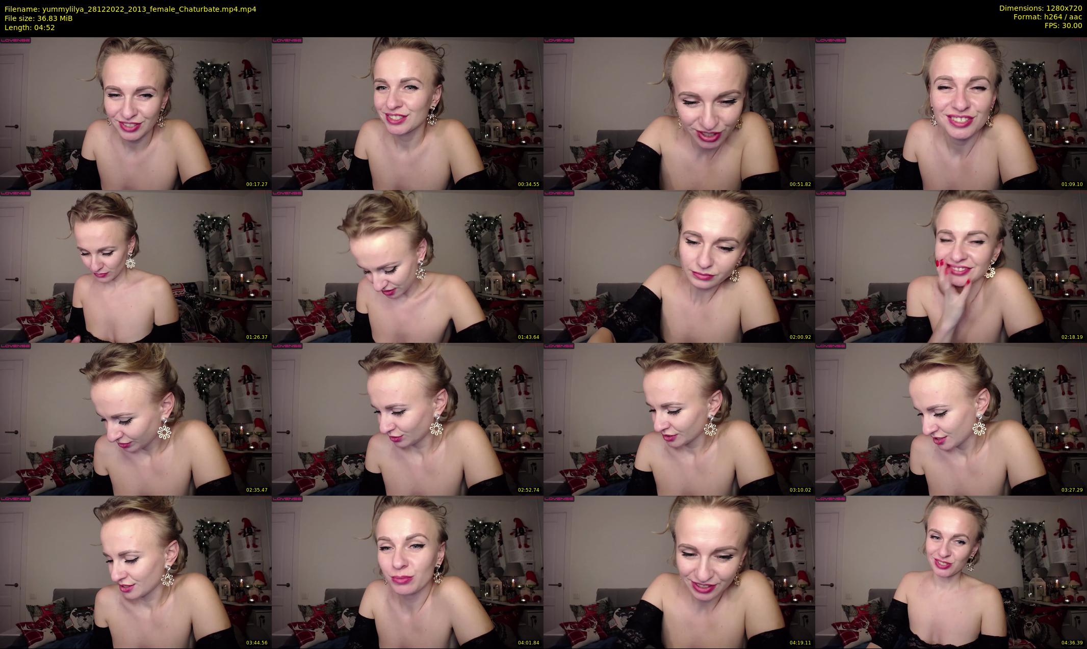 yummylilya — 5 minute Chaturbate female cam show recording, 720p, Dec 28, 2022