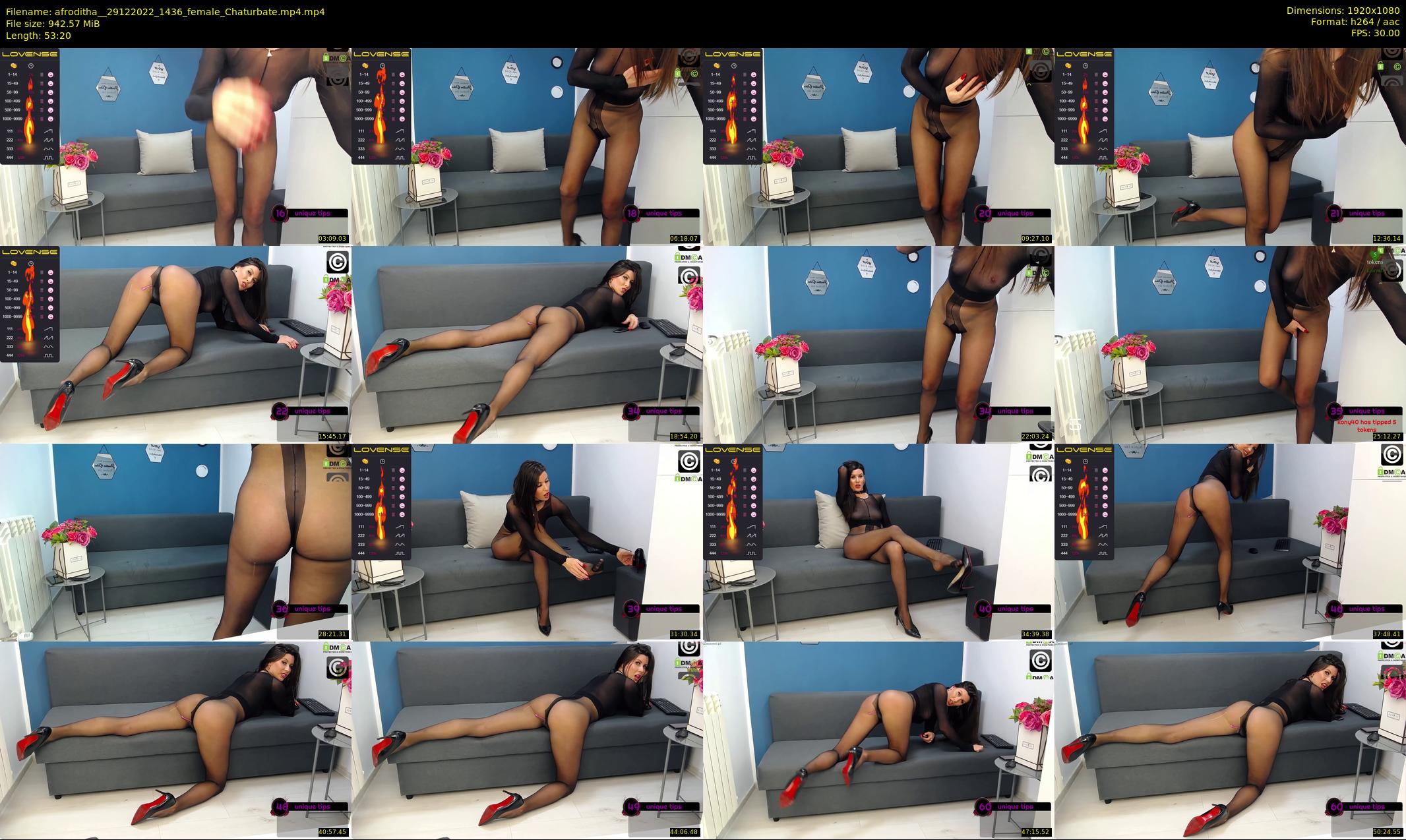 afroditha_ — 54 minute Chaturbate female cam show recording, 1080p, Dec 29, 2022