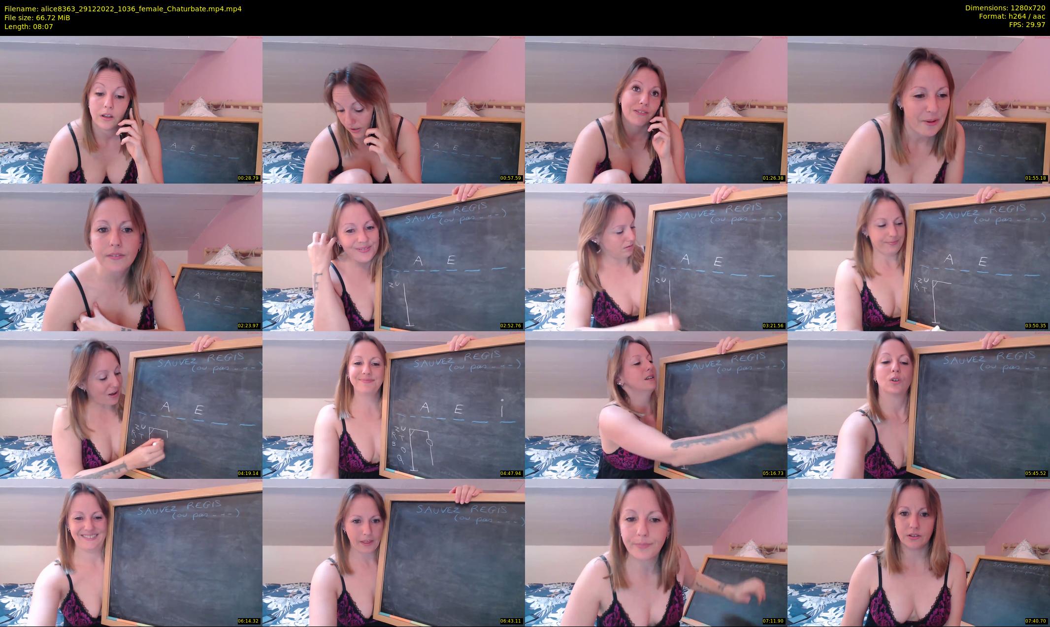 alice8363 — 9 minute Chaturbate female cam show recording, 720p, Dec 29, 2022
