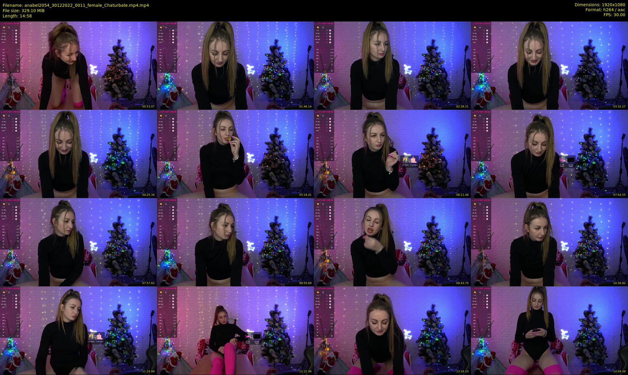 anabel2054 — 15 minute Chaturbate female cam show recording, 1080p, Dec 30, 2022