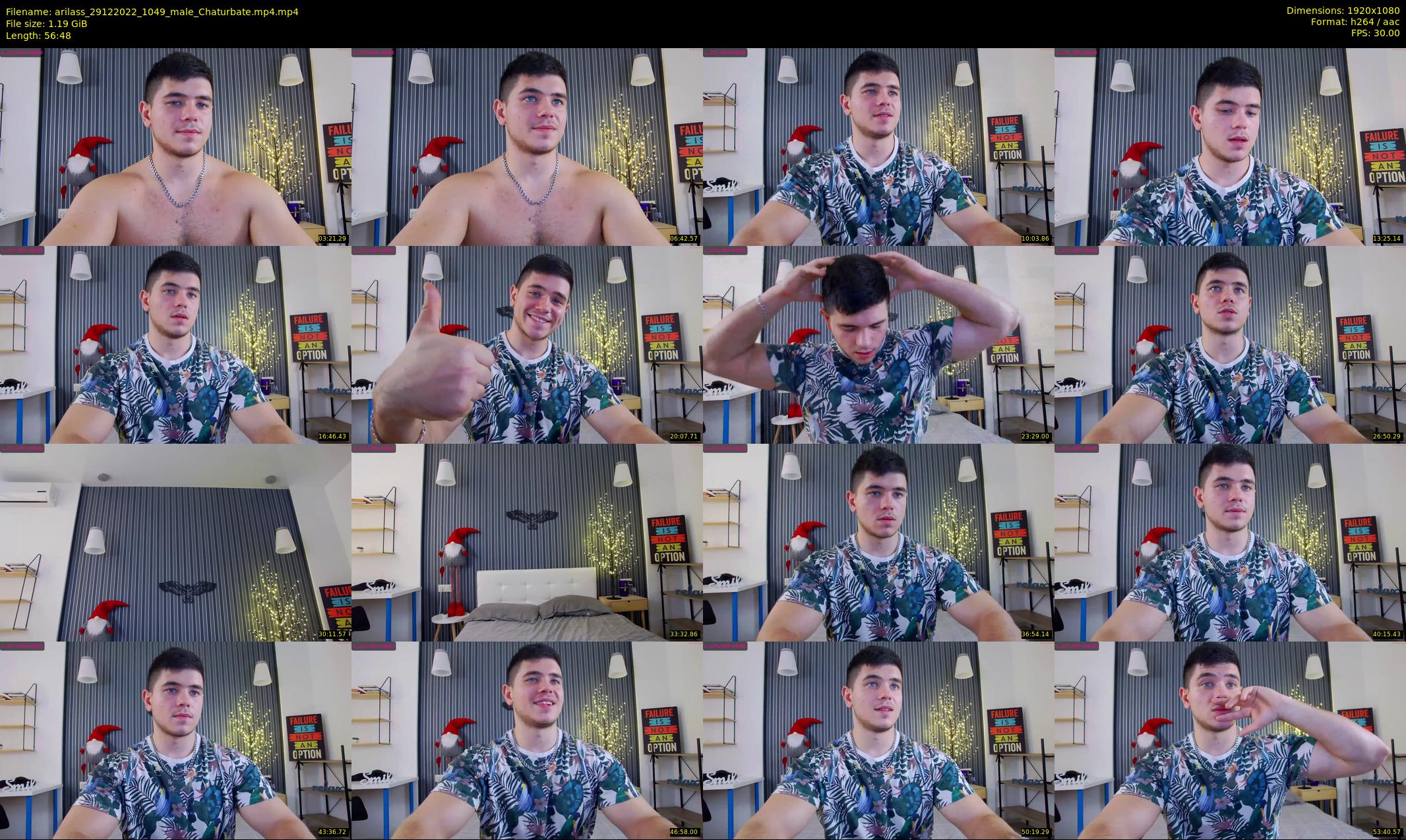 arilass — 57 minute Chaturbate male cam show recording, 1080p, Dec 29, 2022