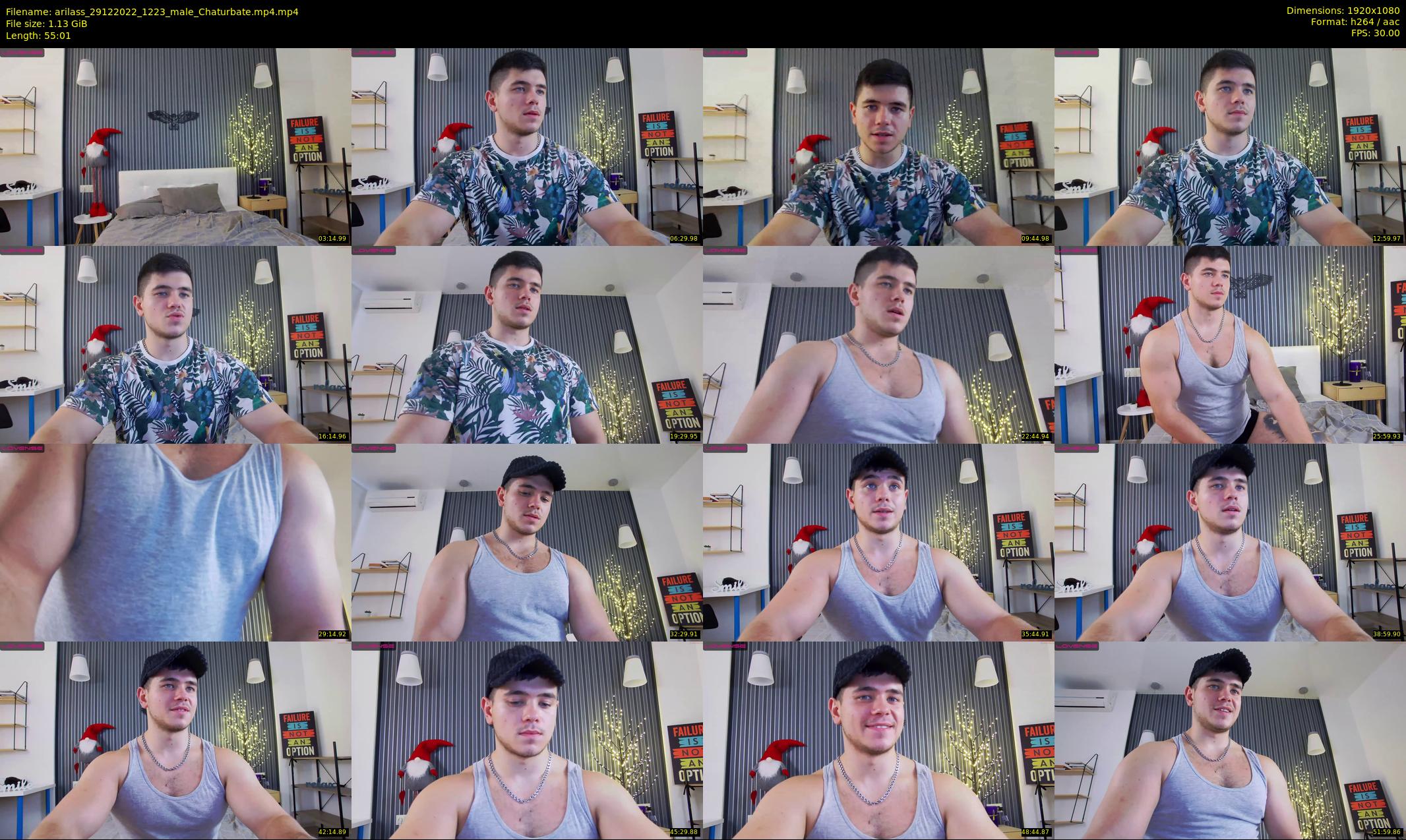 arilass — 56 minute Chaturbate male cam show recording, 1080p, Dec 29, 2022