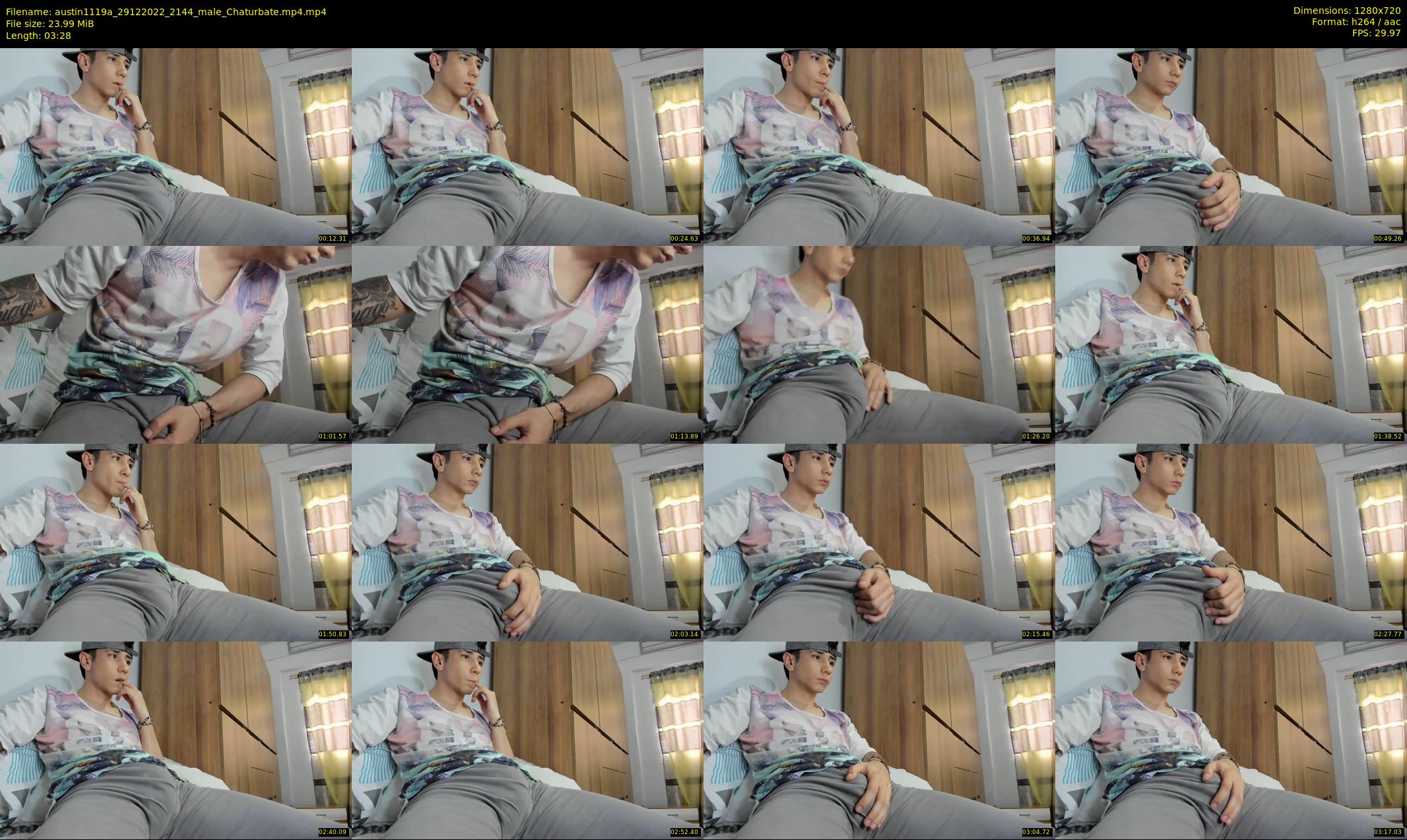 austin1119a — 4 minute Chaturbate male cam show recording, 720p, Dec 29, 2022