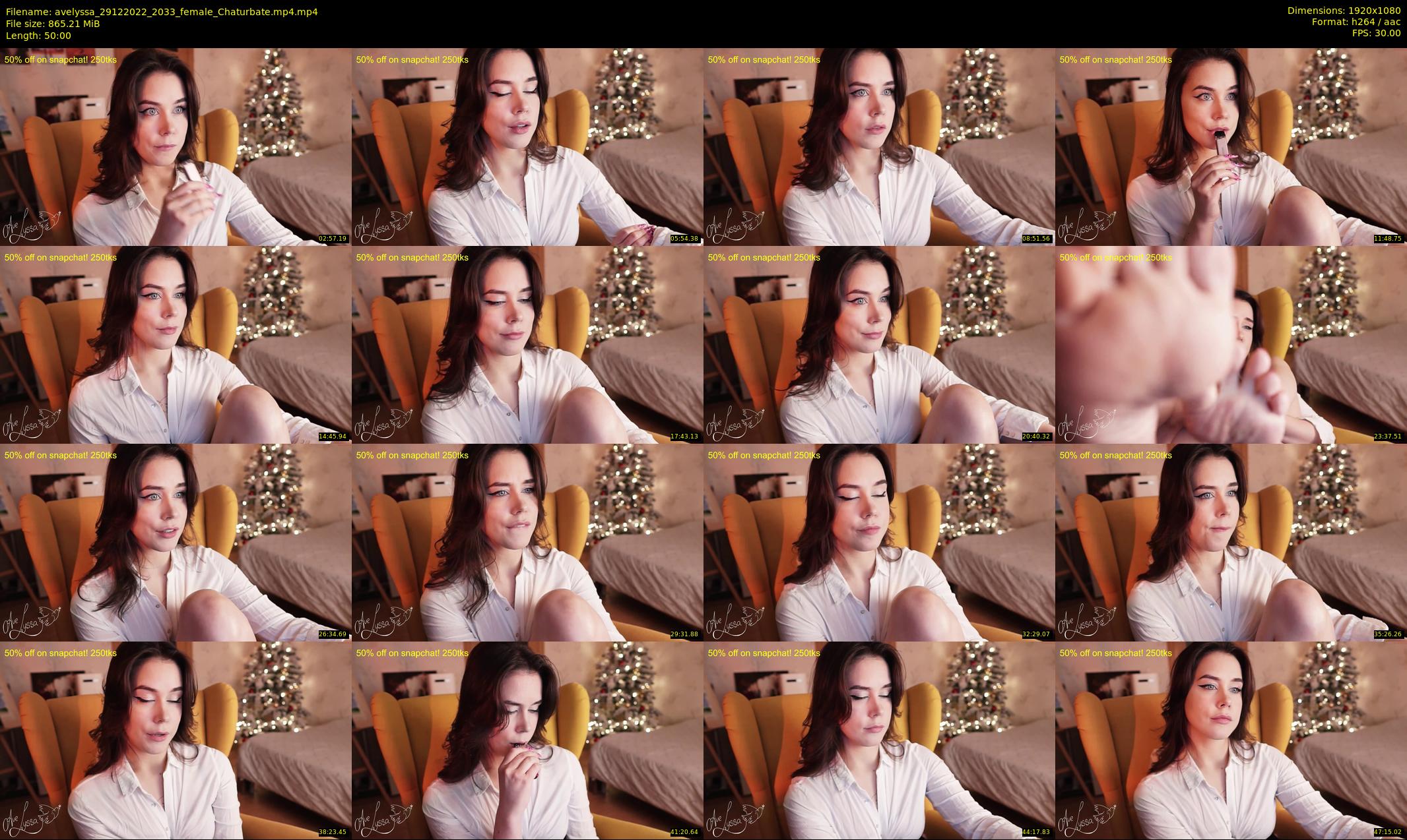 avelyssa — 50 minute Chaturbate female cam show recording, 1080p, Dec 29, 2022