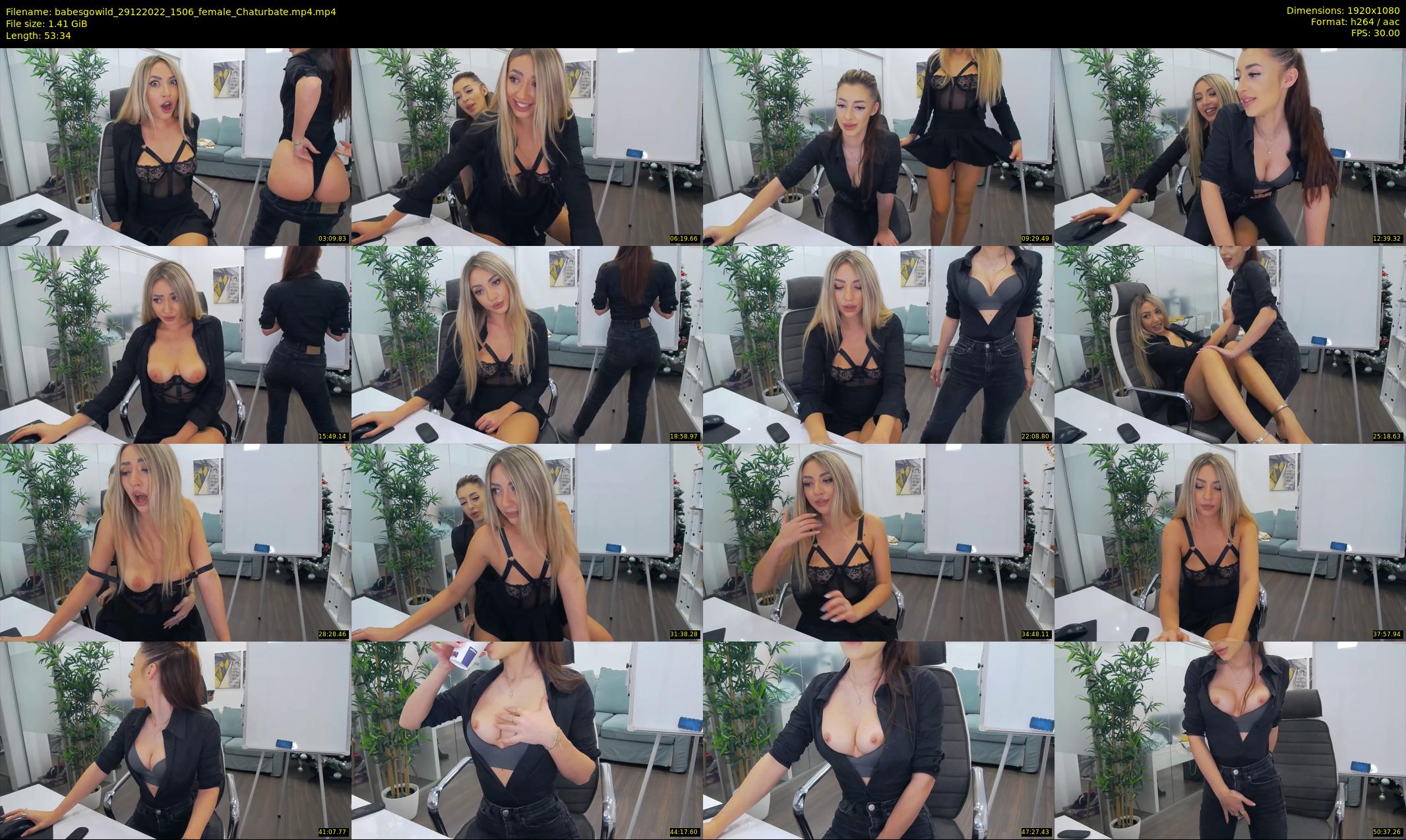 babesgowild — 54 minute Chaturbate couple cam show recording, 1080p, Dec 29, 2022