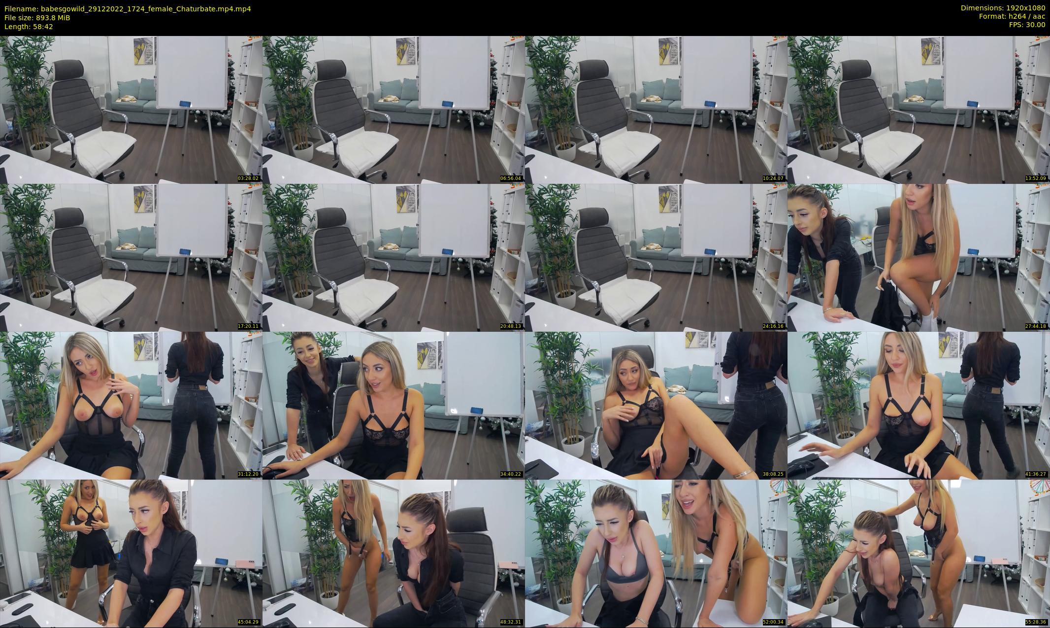 babesgowild — 59 minute Chaturbate couple cam show recording, 1080p, Dec 29, 2022