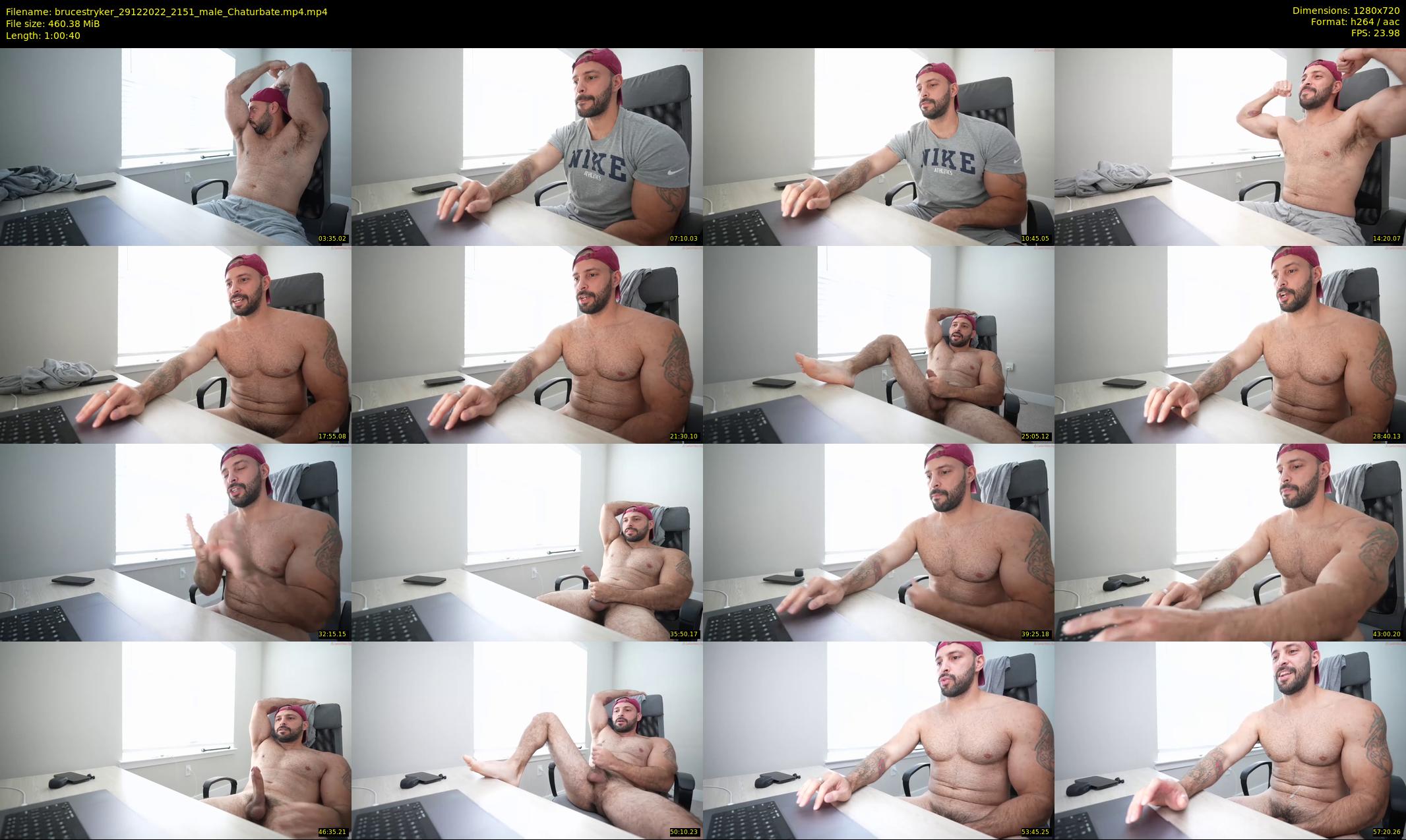 brucestryker — 61 minute Chaturbate male cam show recording, 720p, Dec 29, 2022