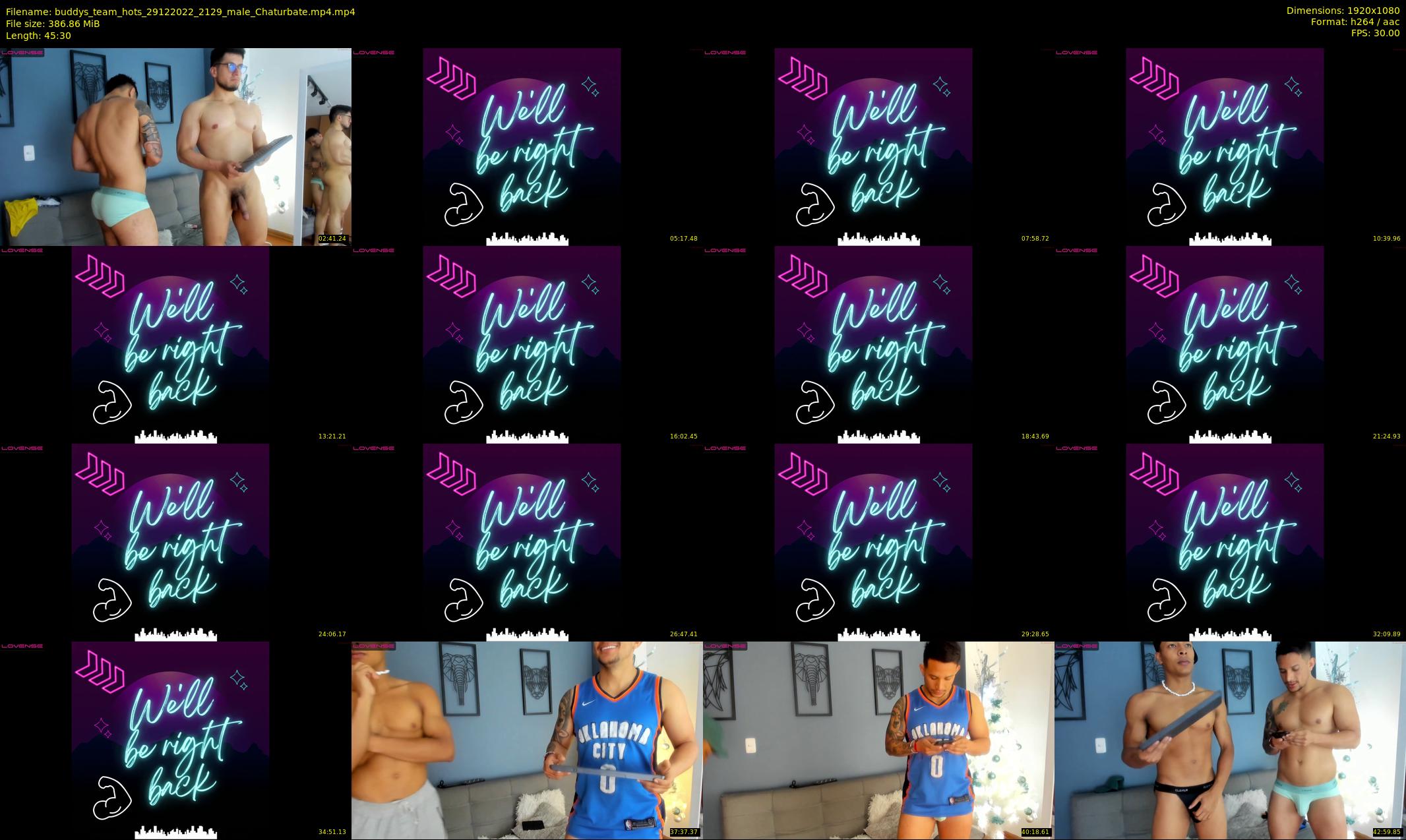 buddys_team_hots — 46 minute Chaturbate couple cam show recording, 1080p, Dec 29, 2022