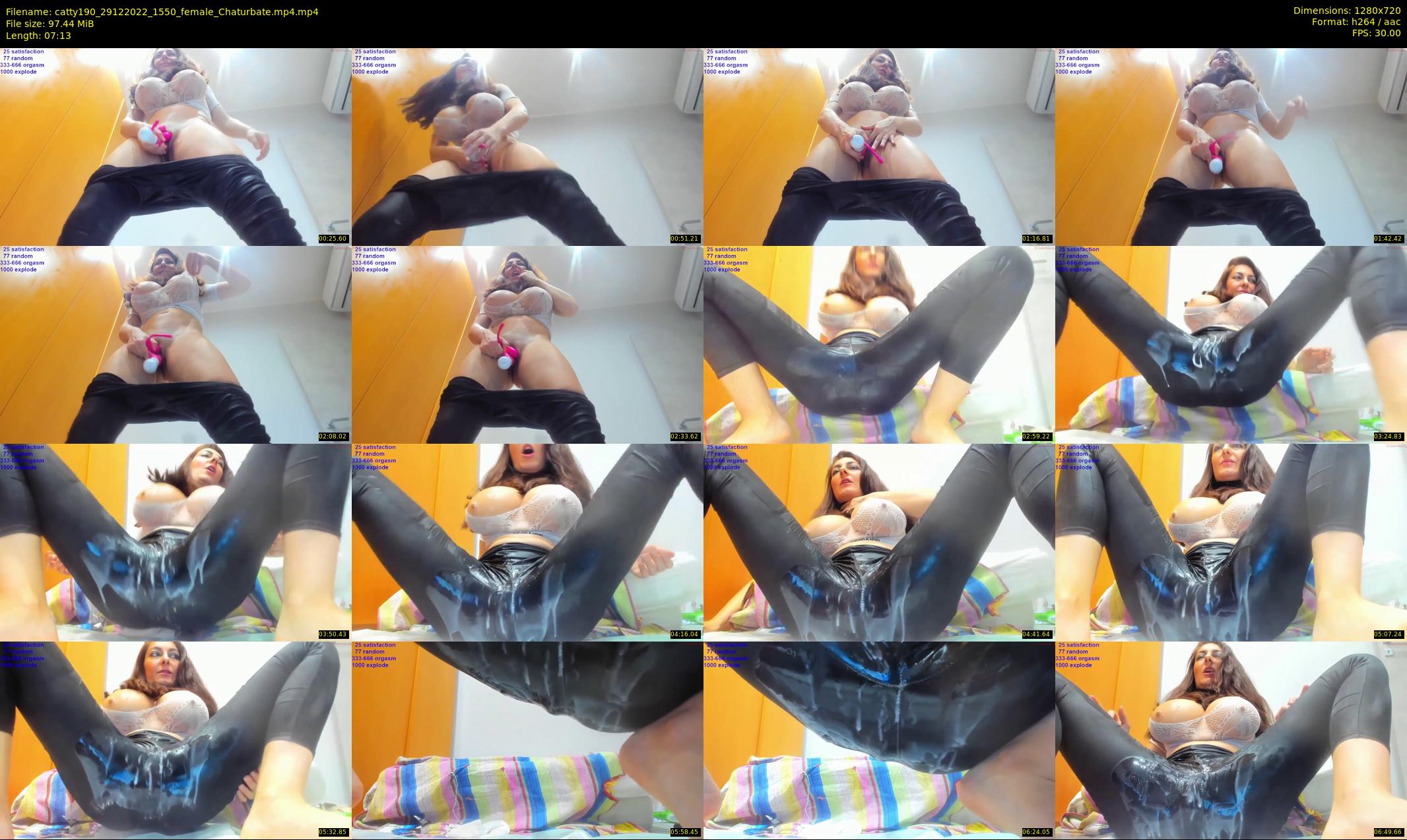 catty190 — 8 minute Chaturbate female cam show recording, 720p, Dec 29, 2022