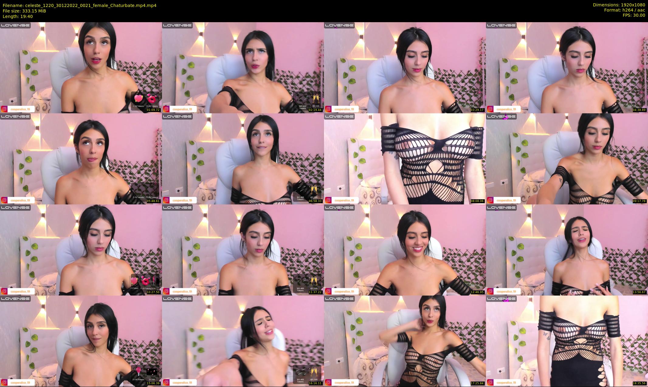 celeste_1220 — 20 minute Chaturbate female cam show recording, 1080p, Dec 30, 2022
