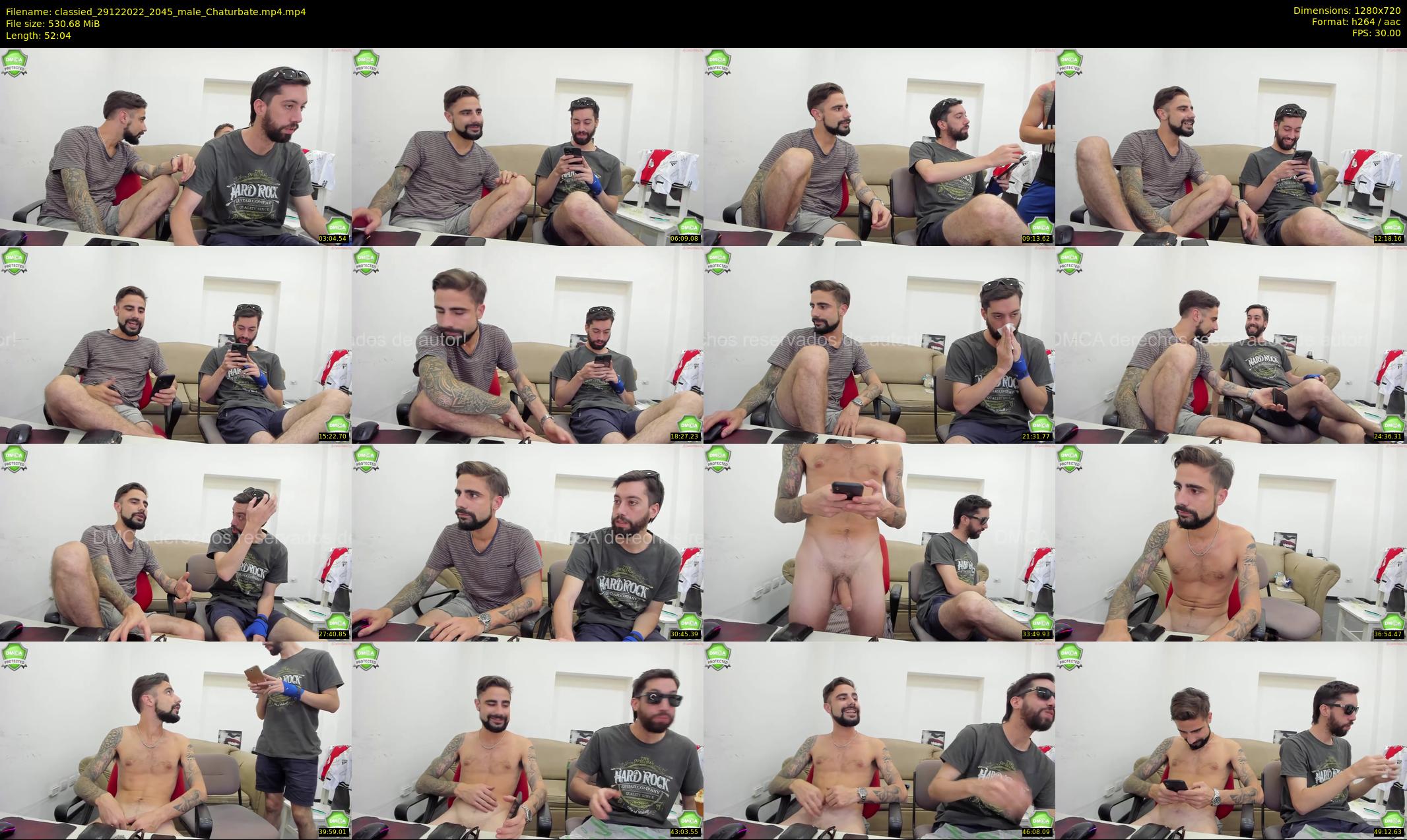 classied — 53 minute Chaturbate male cam show recording, 720p, Dec 29, 2022