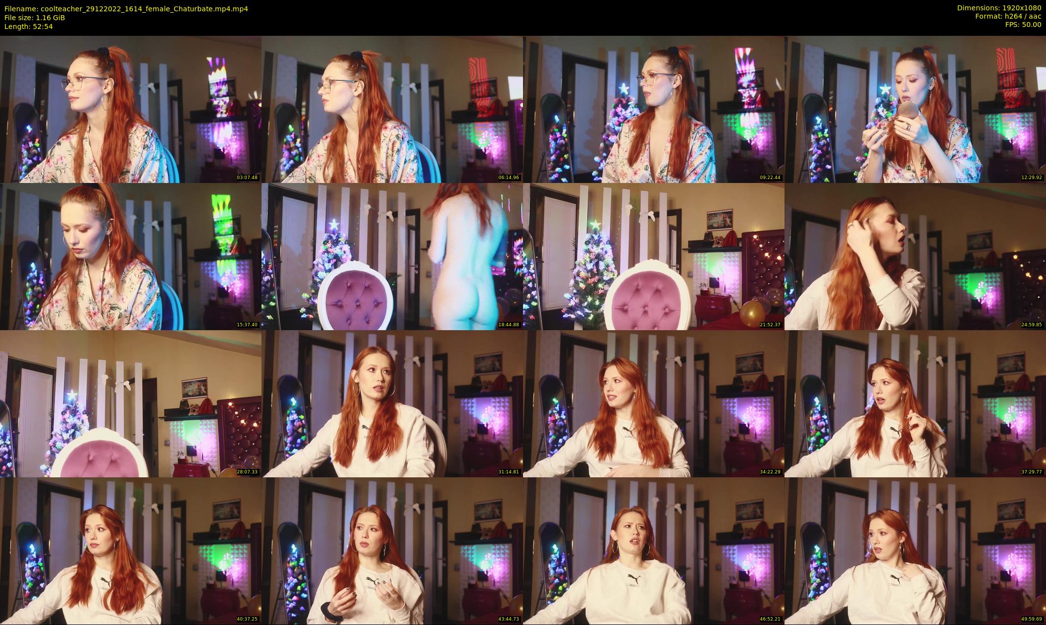 coolteacher — 53 minute Chaturbate female cam show recording, 1080p, Dec 29, 2022