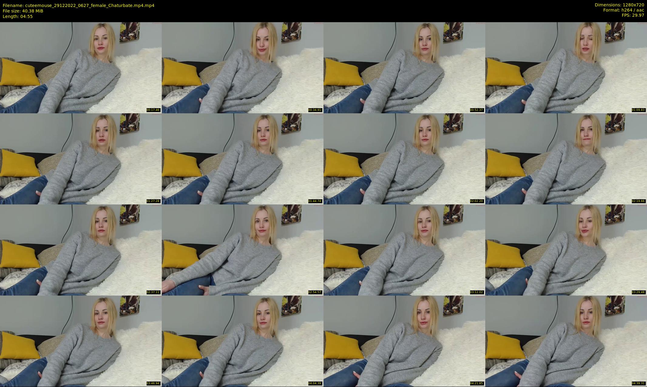cuteemouse — 5 minute Chaturbate female cam show recording, 720p, Dec 29, 2022