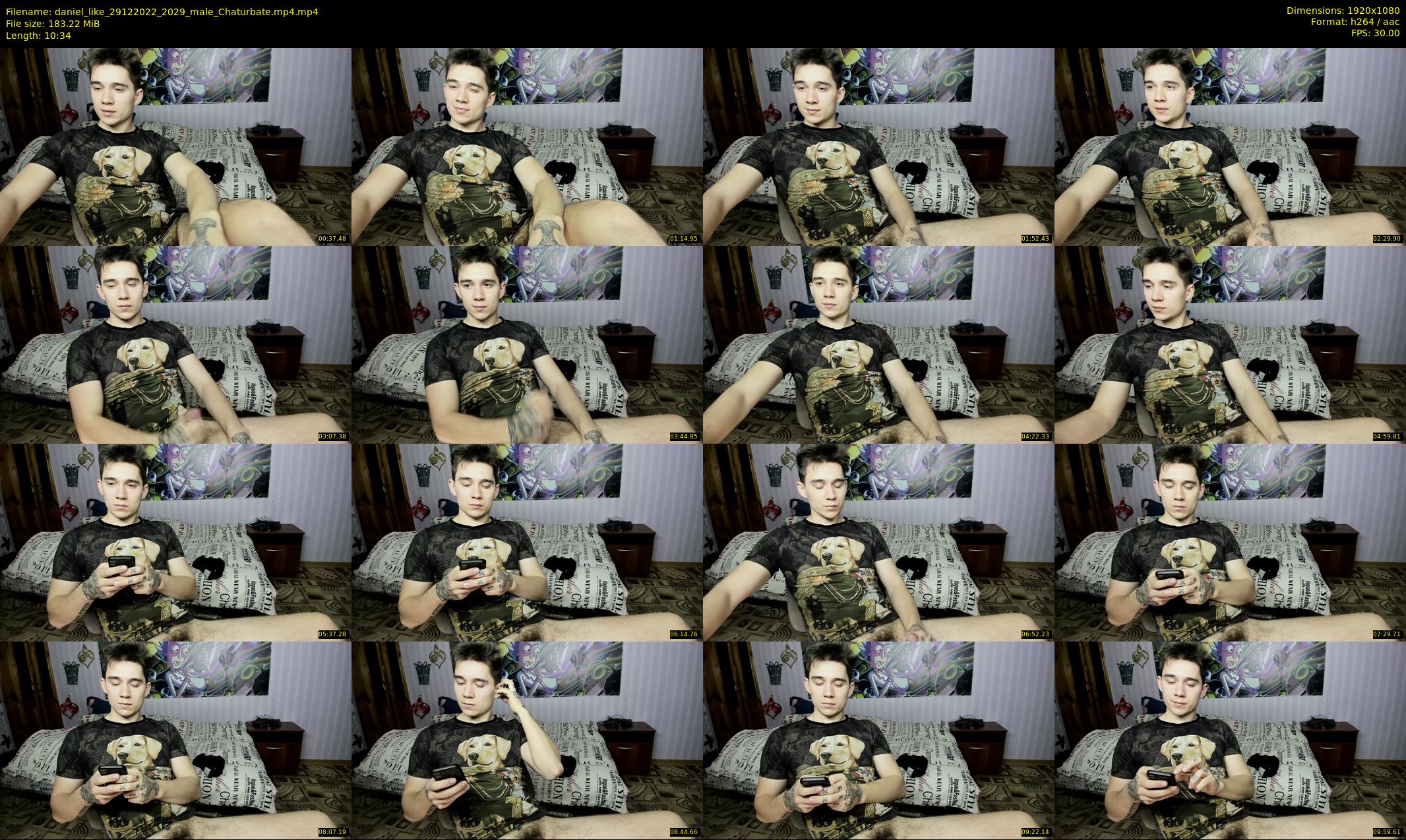daniel_like — 11 minute Chaturbate male cam show recording, 1080p, Dec 29, 2022