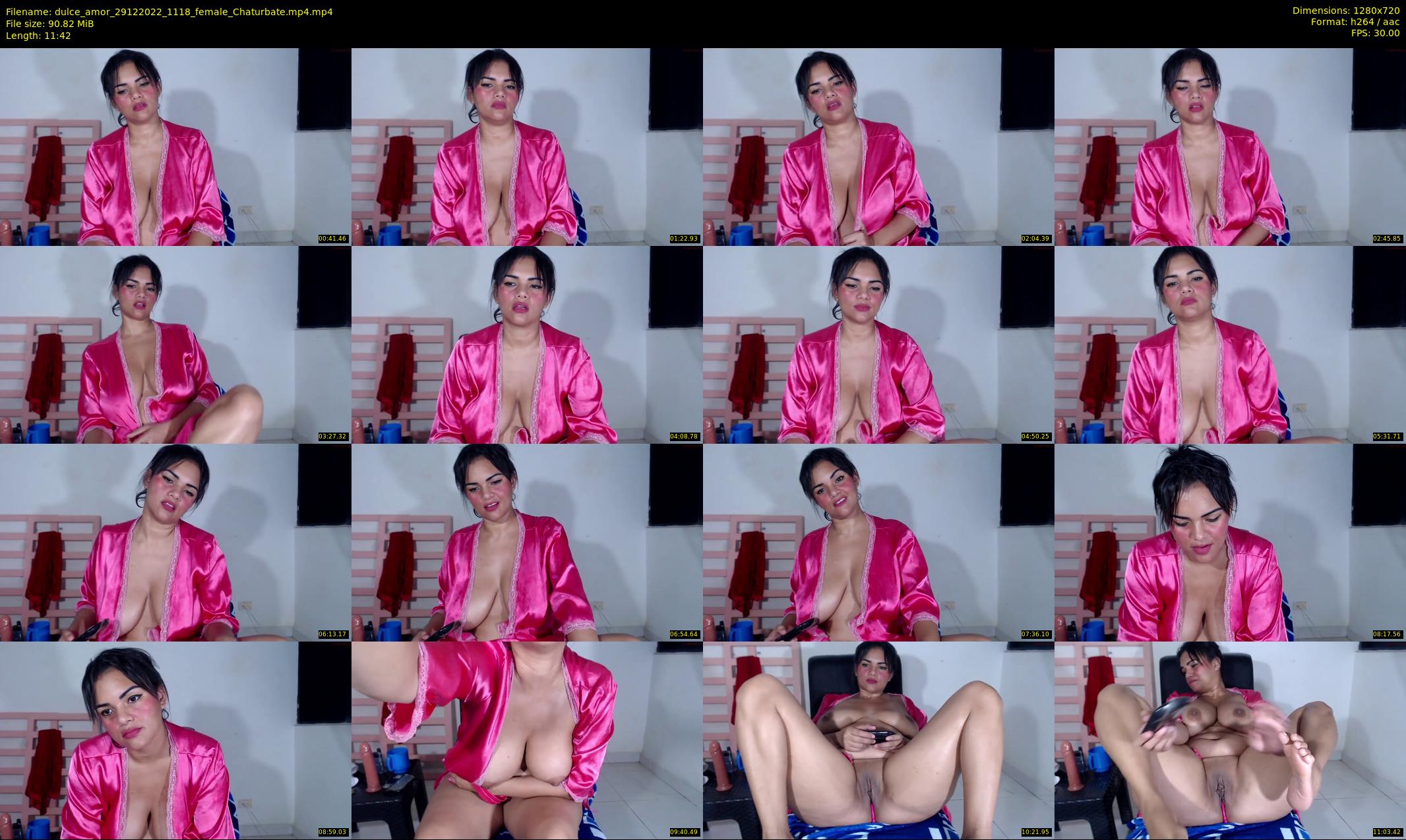 dulce_amor — 12 minute Chaturbate female cam show recording, 720p, Dec 29, 2022