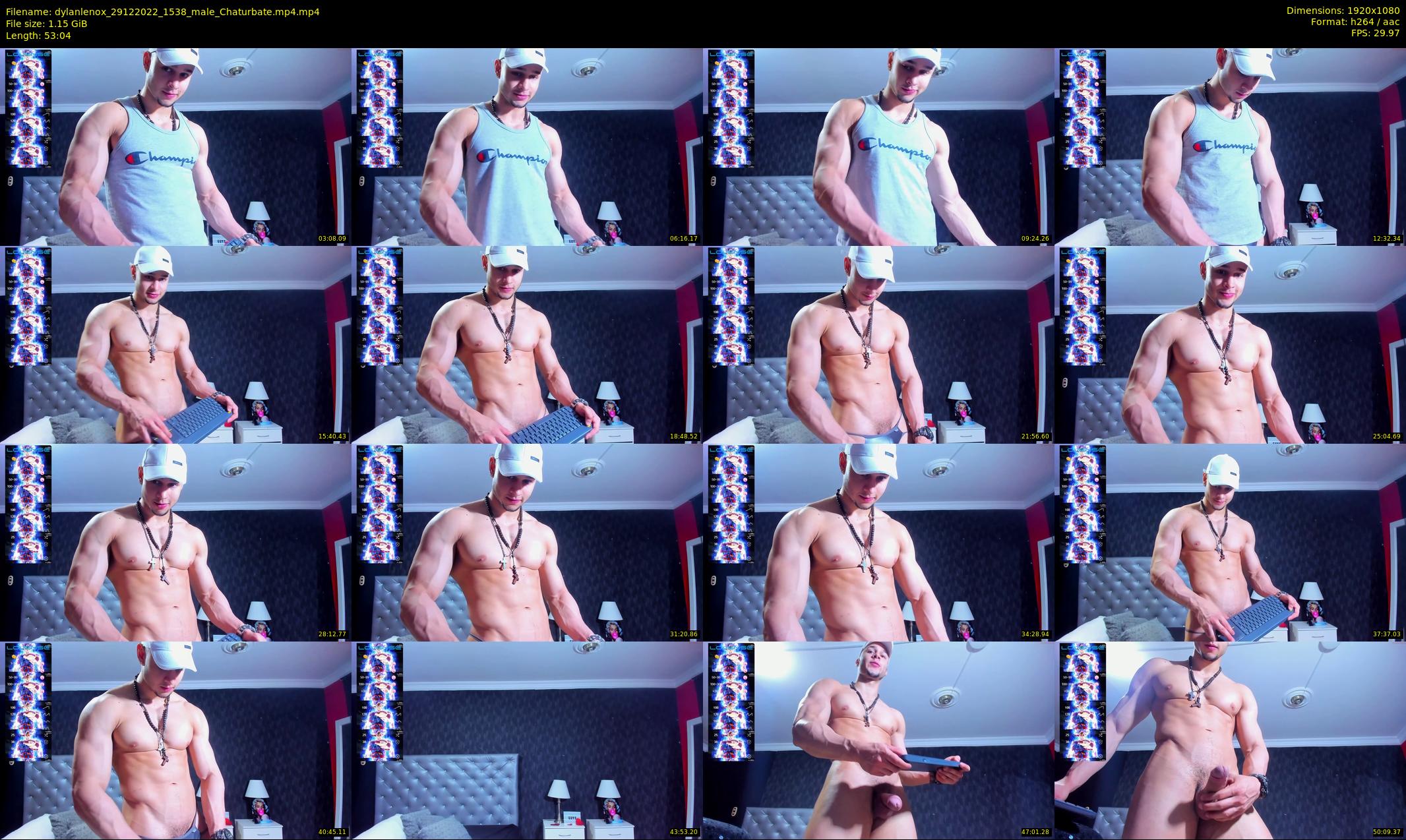 dylanlenox — 54 minute Chaturbate male cam show recording, 1080p, Dec 29, 2022